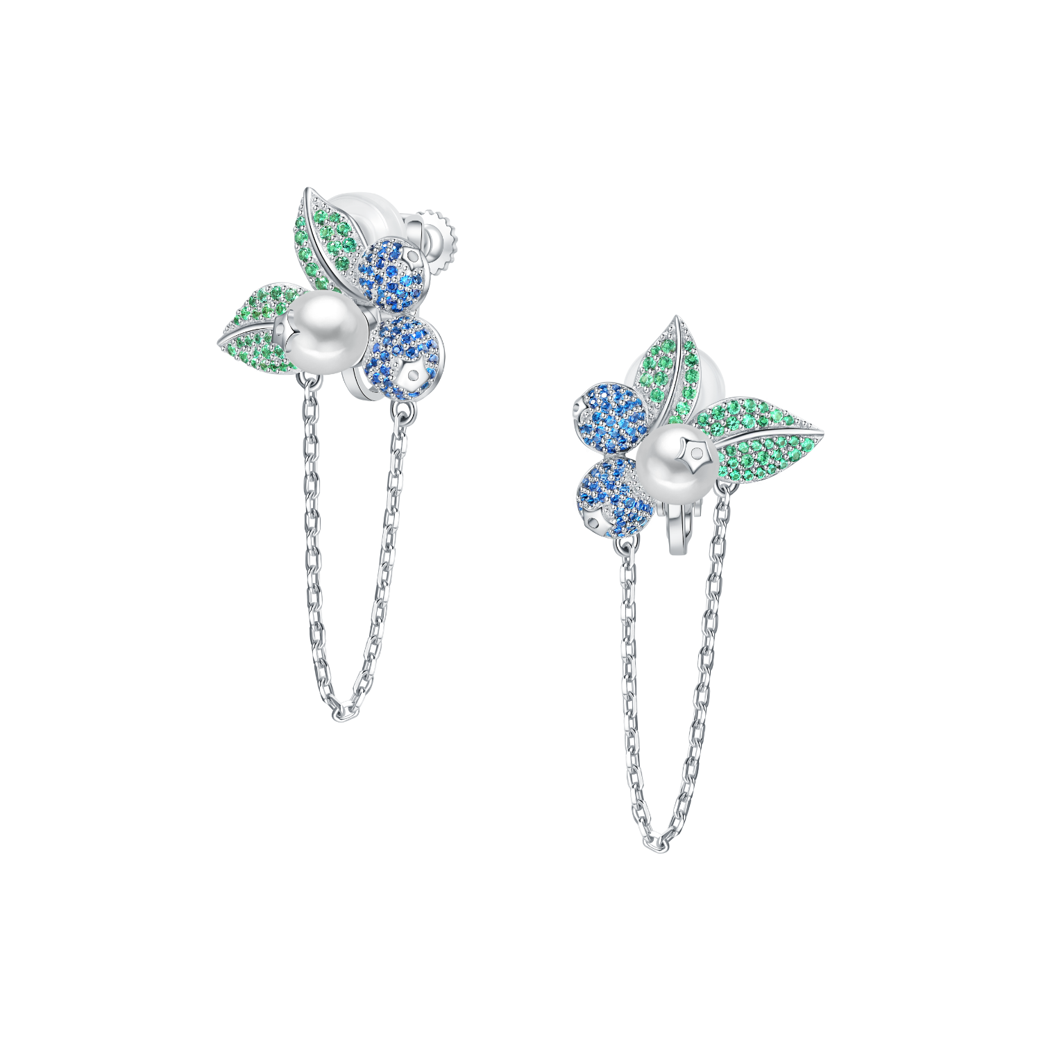 Blueberry Drop Earrings