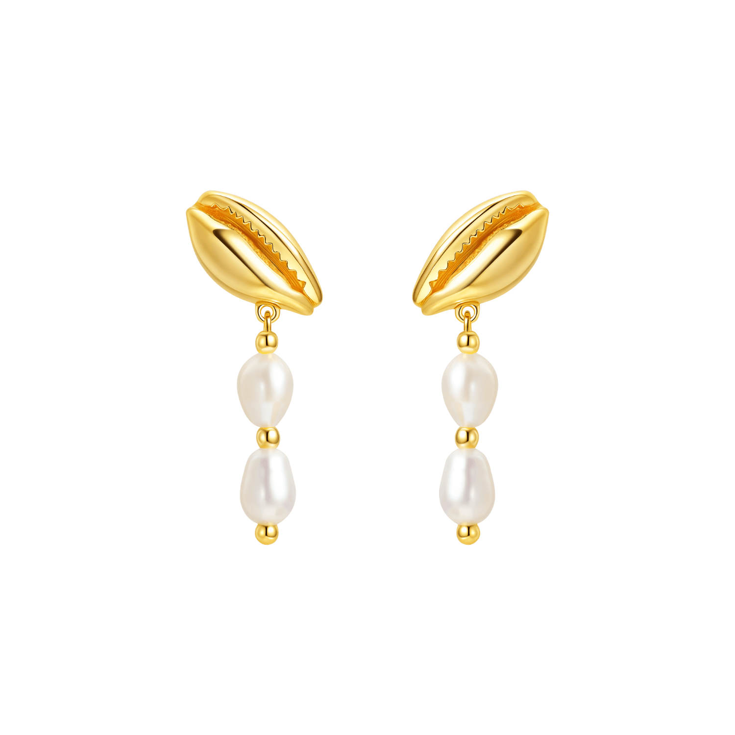 Conch Drop Earrings