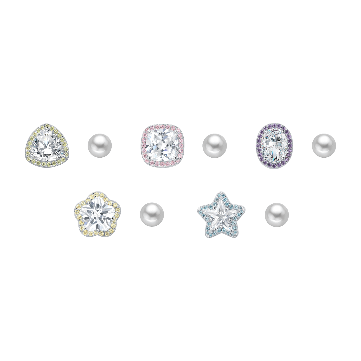 Little Jelly Asymmetric Earrings