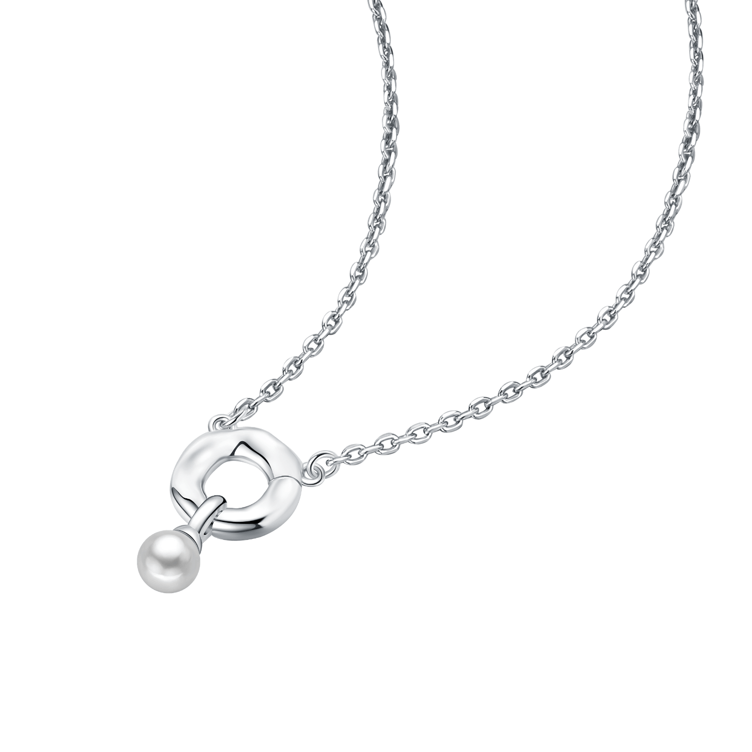 Little Bagel Pendant Necklace