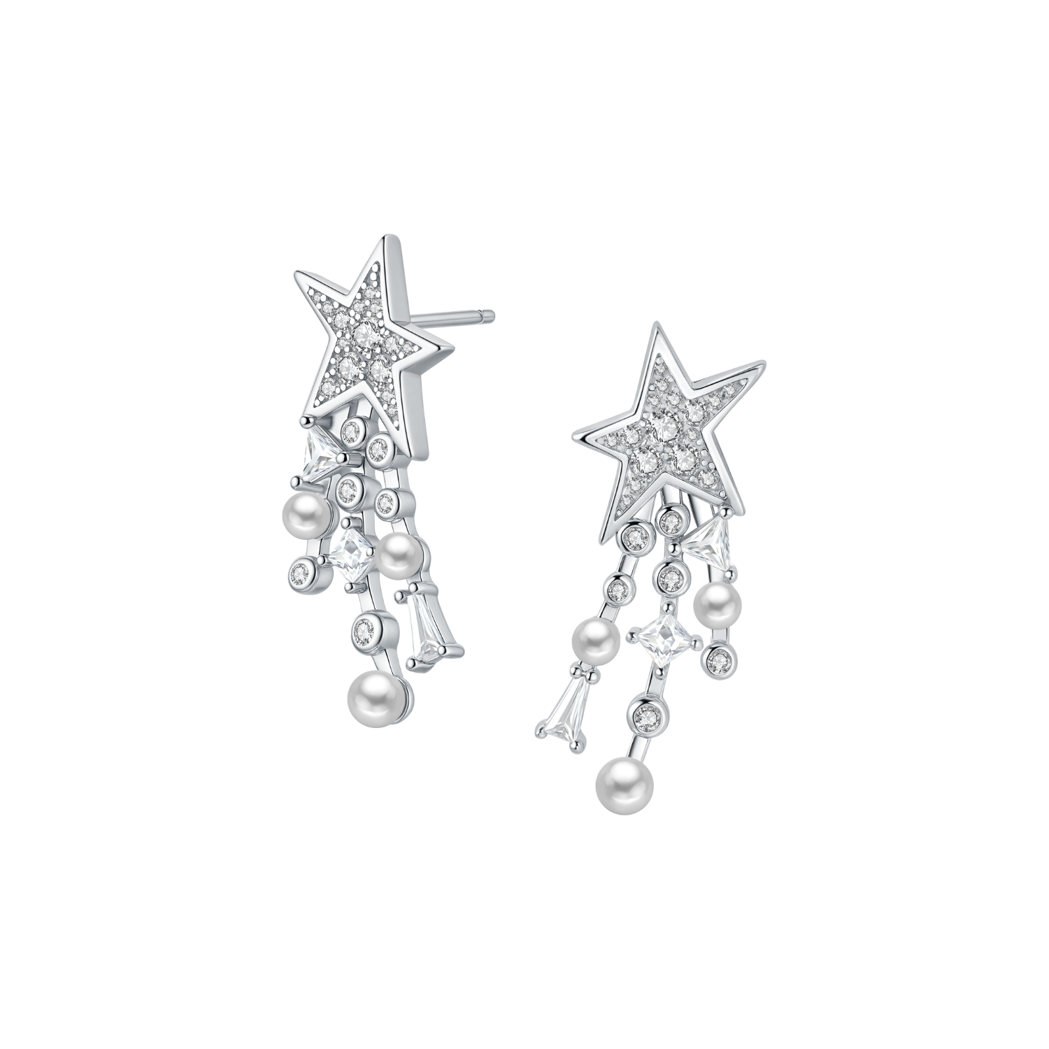 Shooting Star Stud Earrings