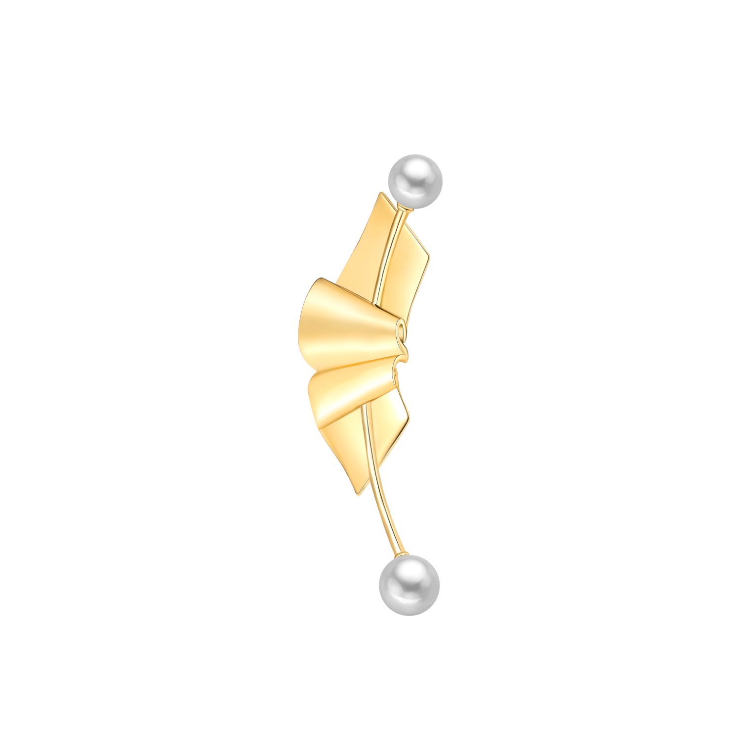 Folding Paper Statement Brooch