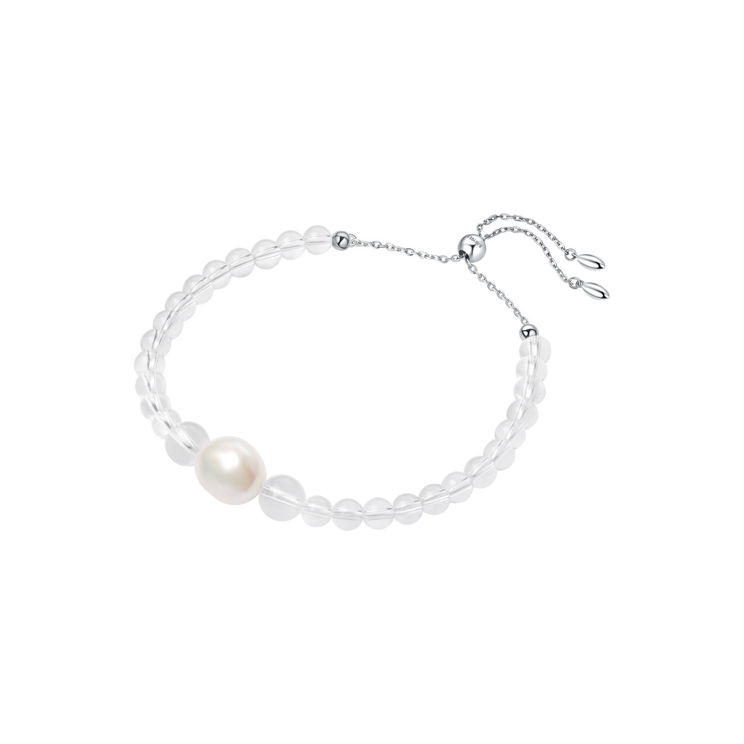 Ice-jade Purity Beaded Bracelet