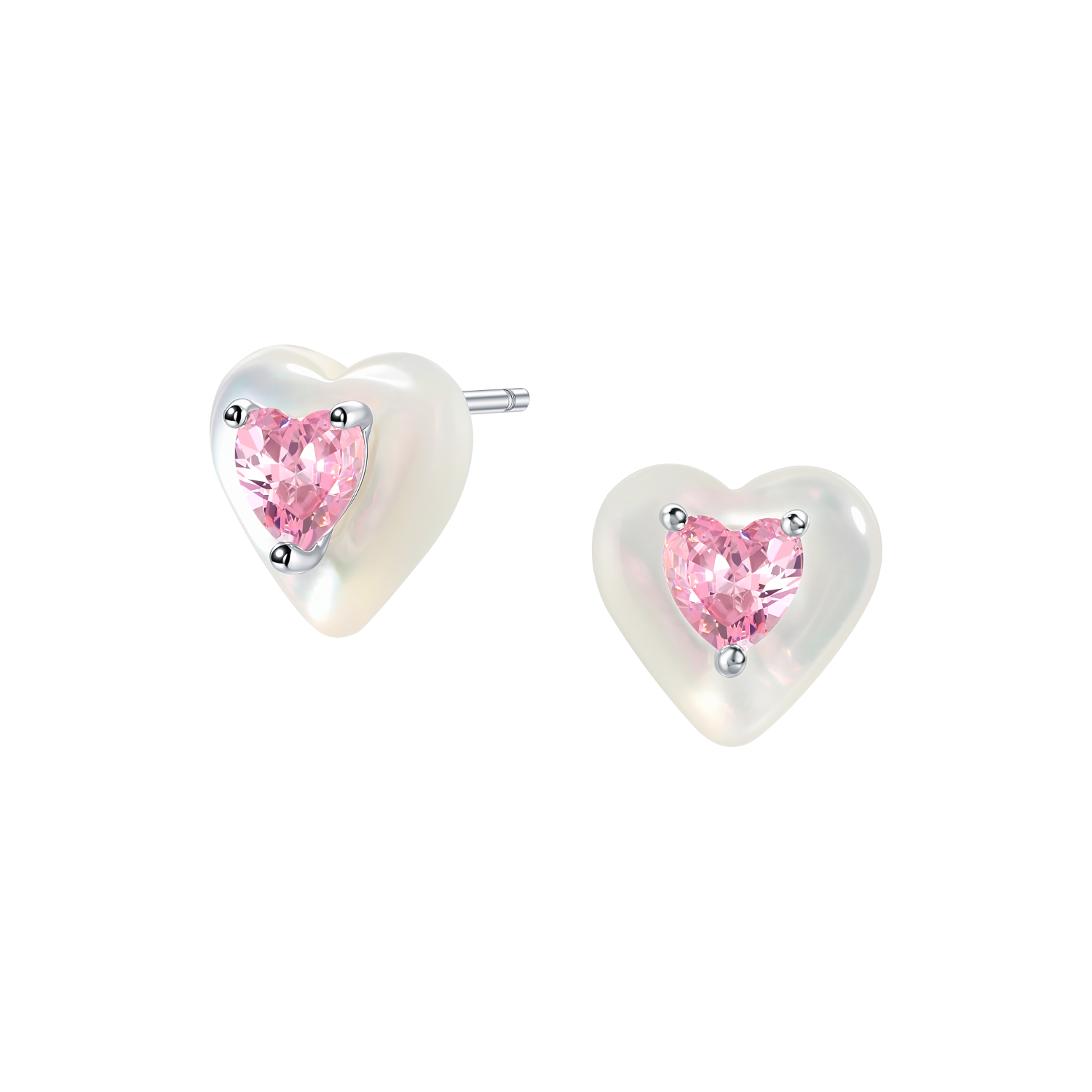 Peachy Spark Stud Earrings