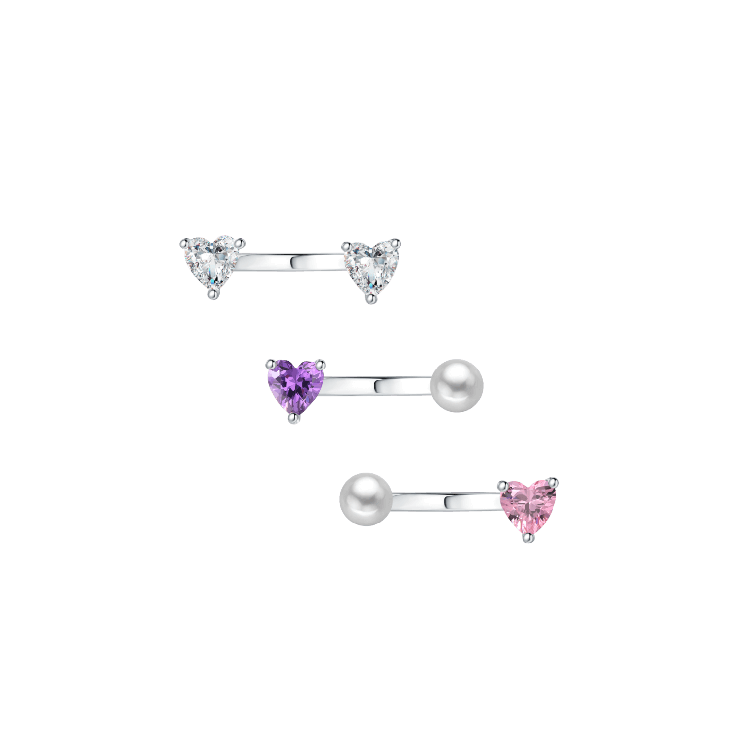 Sweet Heart Ring Set