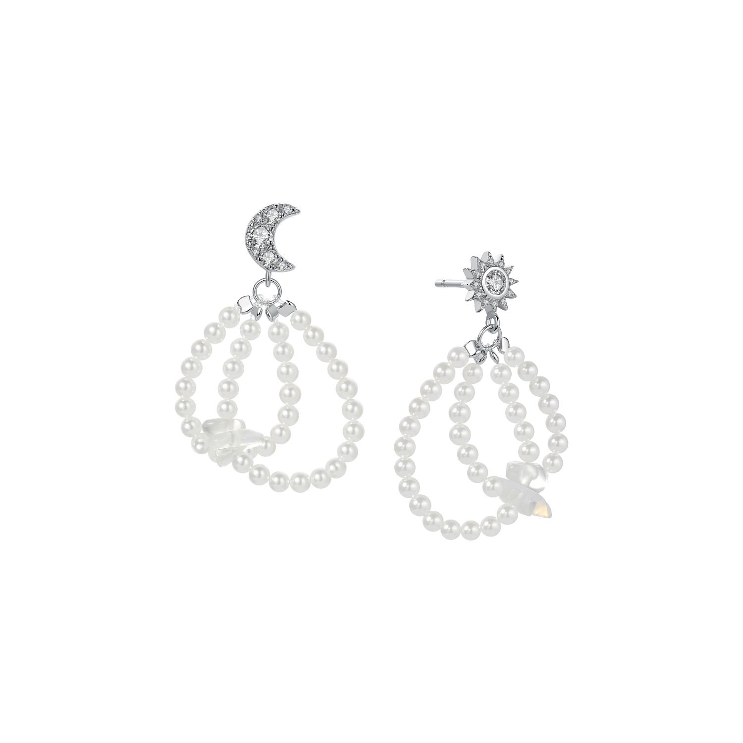 Moon Drop Earrings (Soluna)