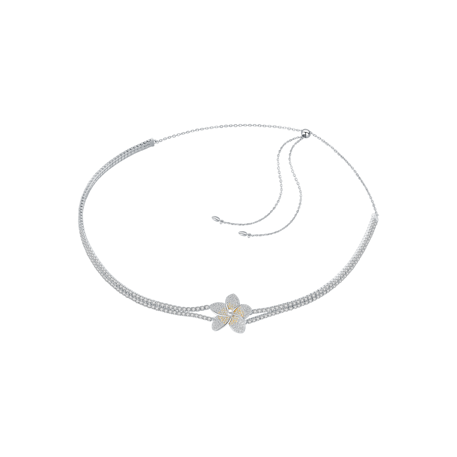 Frangipani Choker Necklace