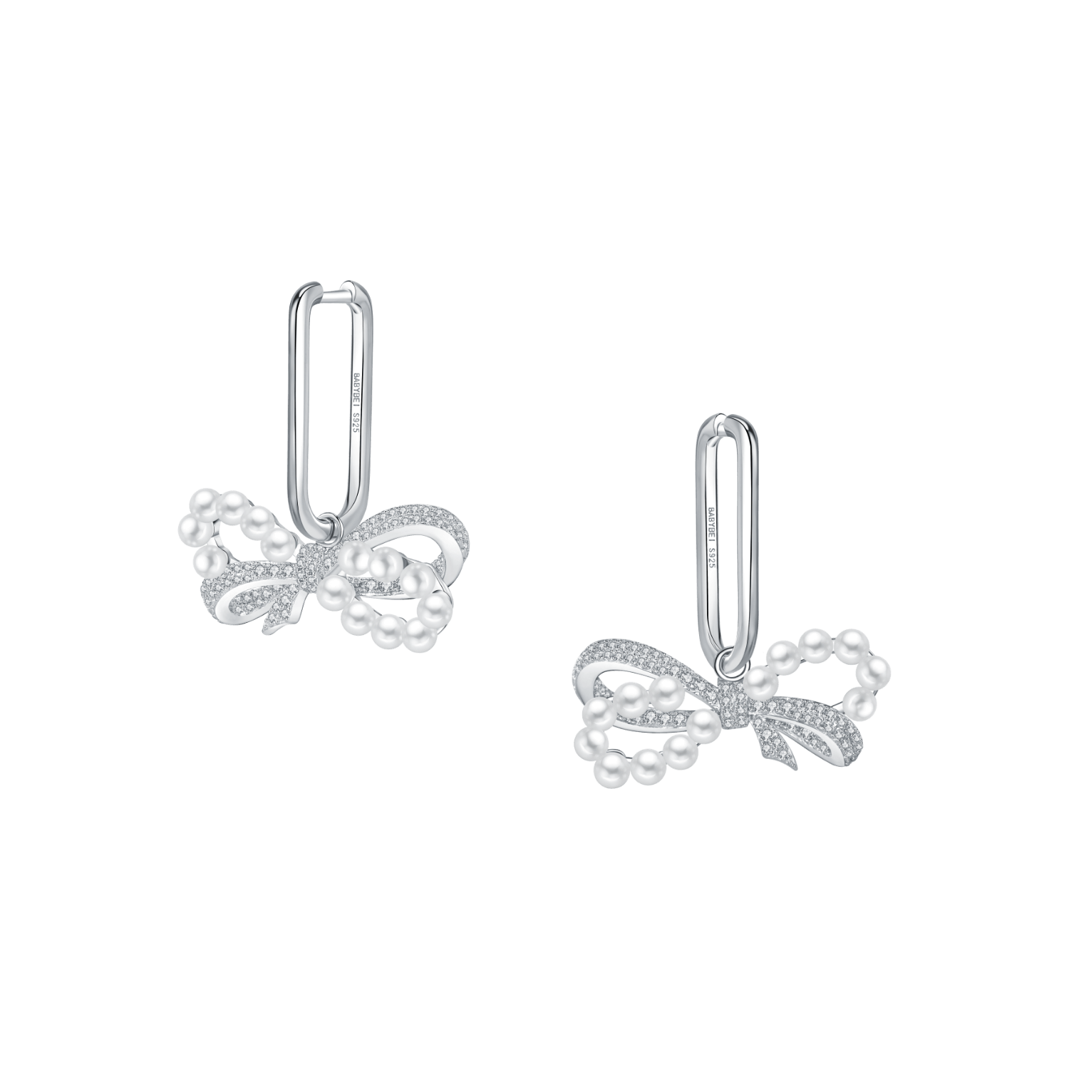 Bowknot Huggie Earrings