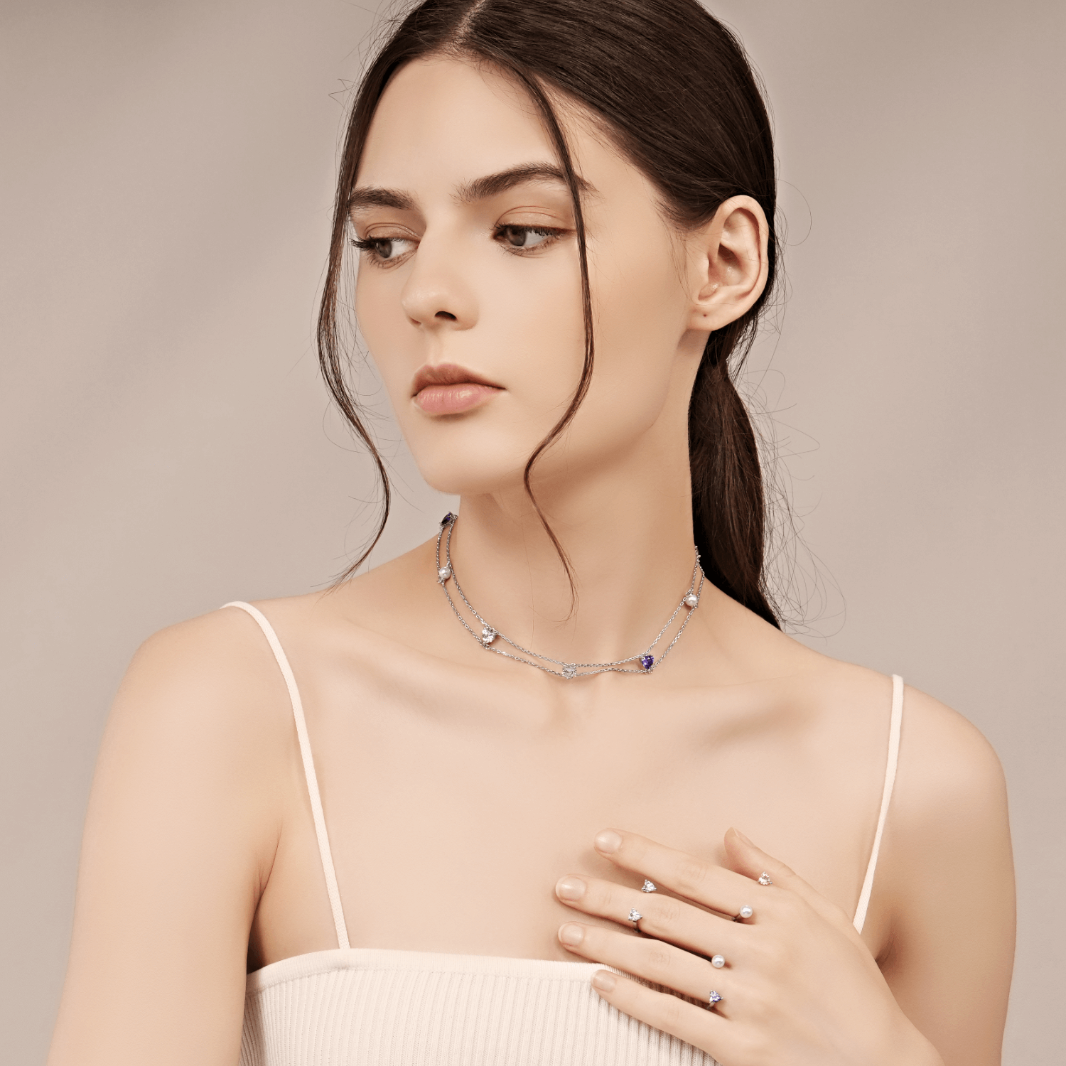 Sweet Heart Choker Necklace