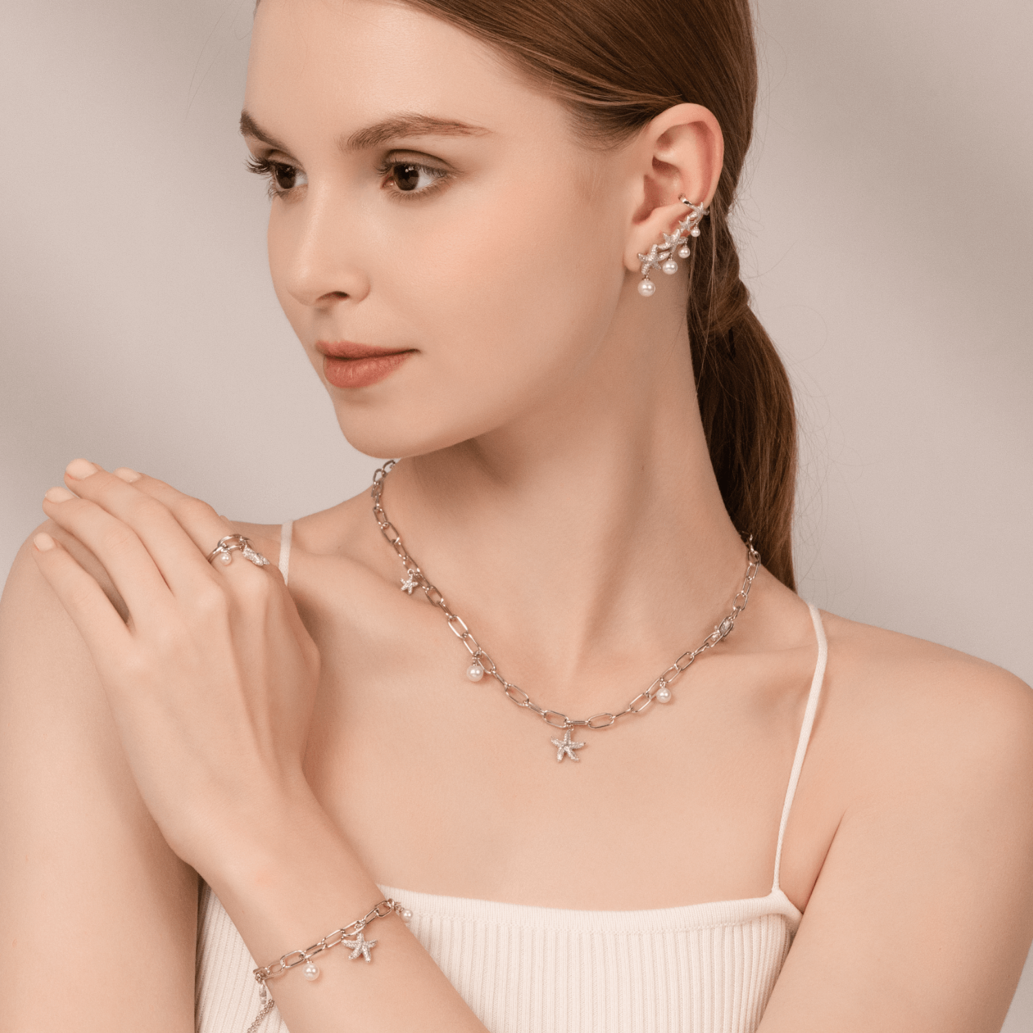 Starfish Chain Necklace