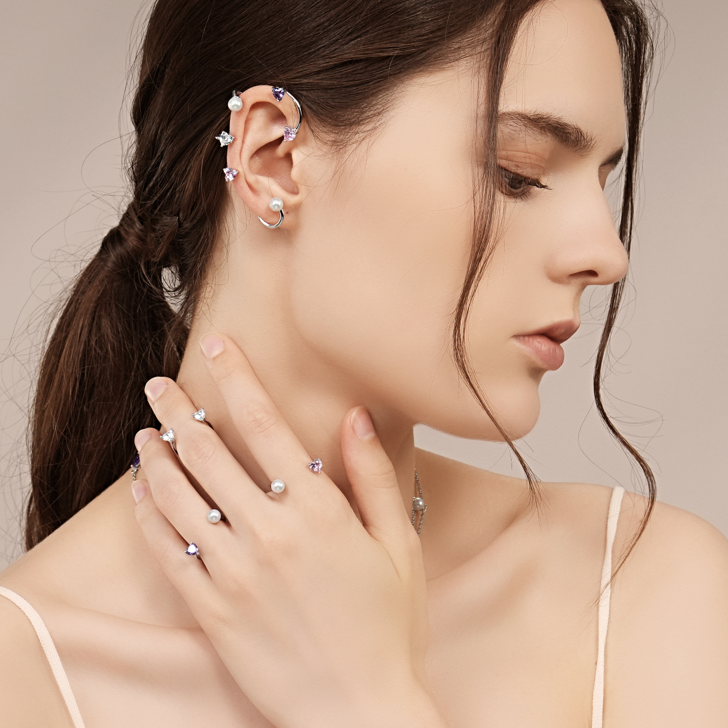 Sweet Heart Ring Set