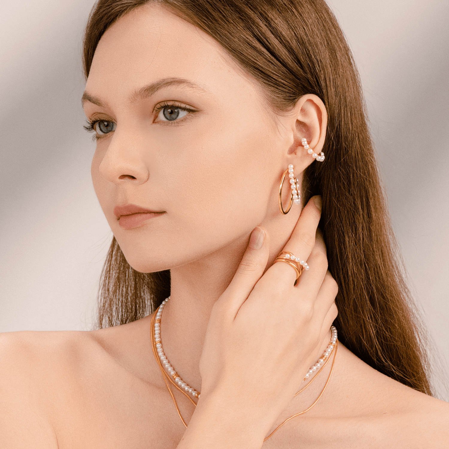 Ripple Hoop Earrings
