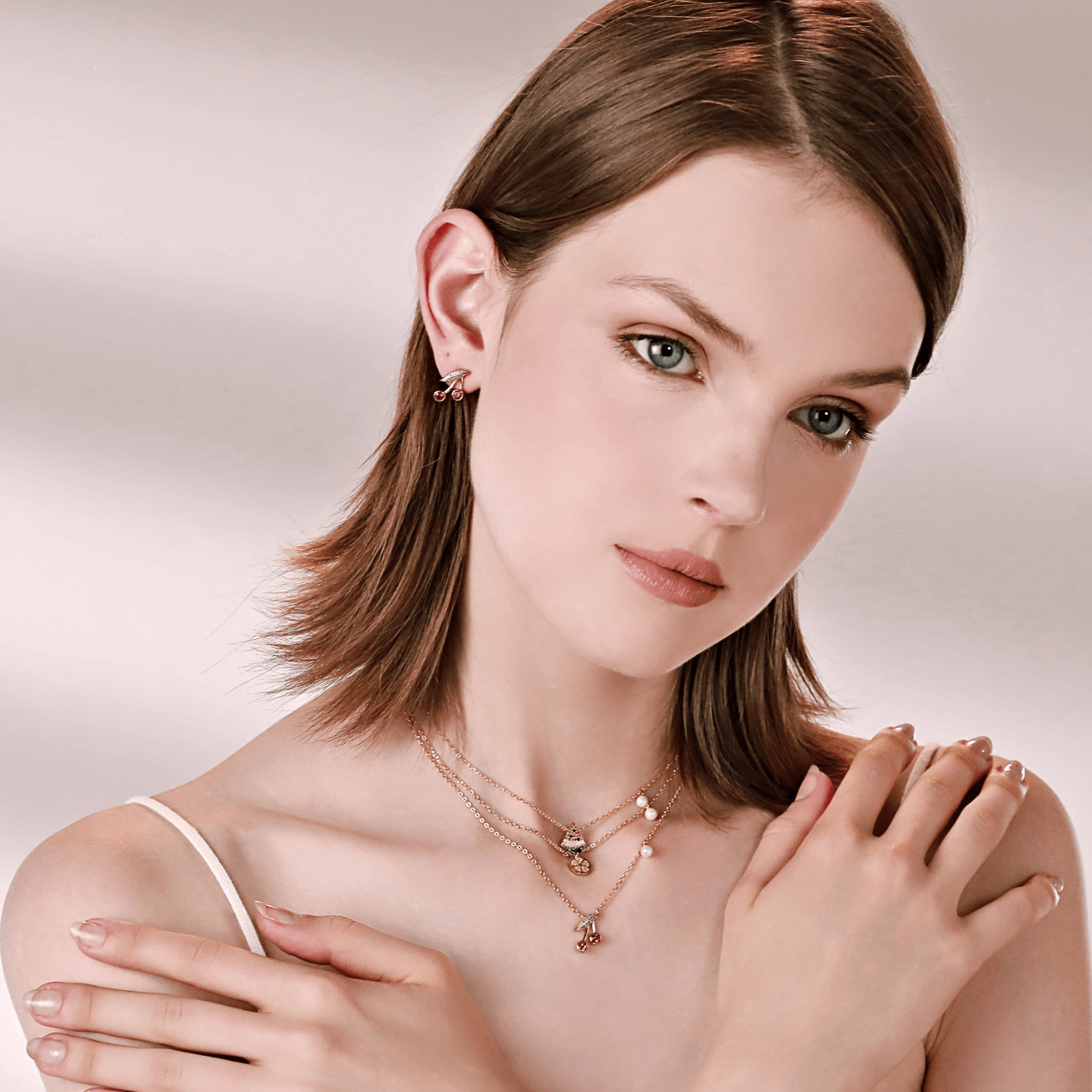 Little Fruits Asymmetric Earrings