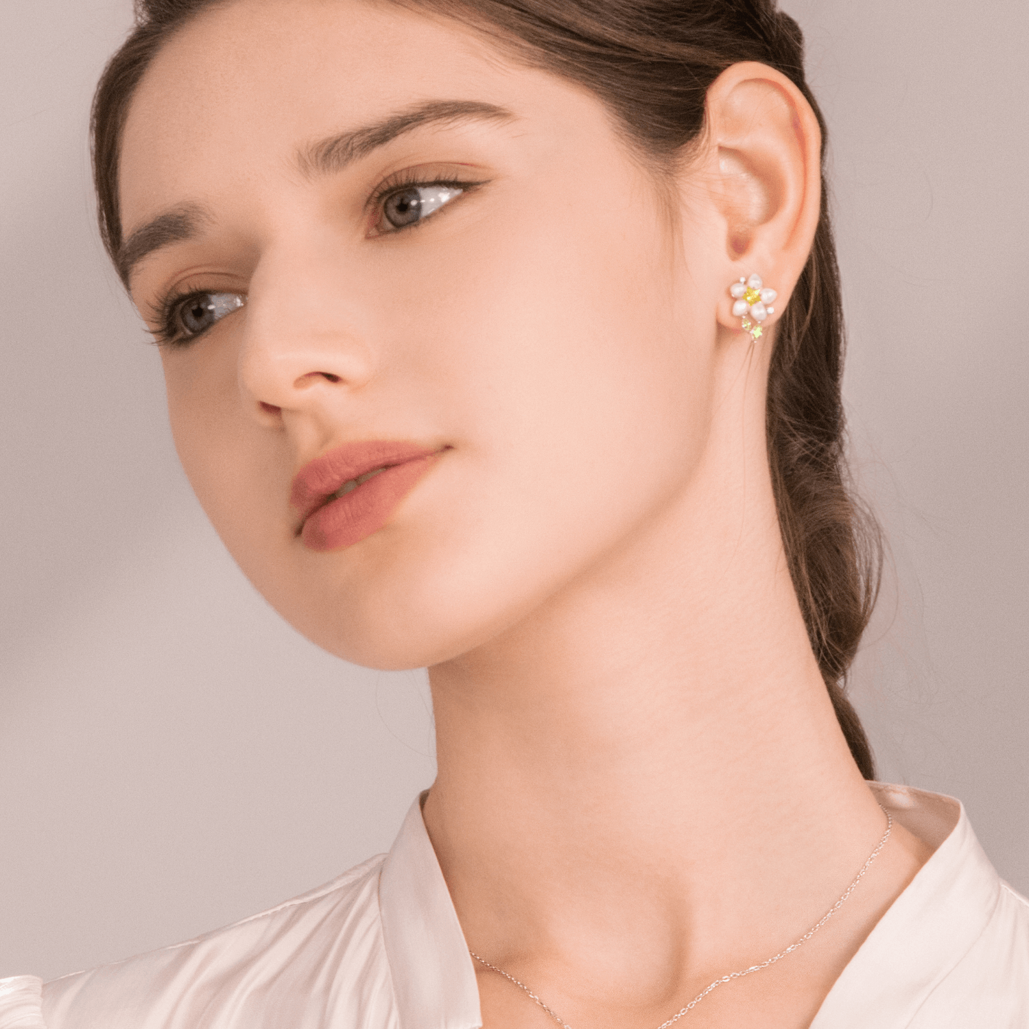 Pear Blossom Stud Earrings