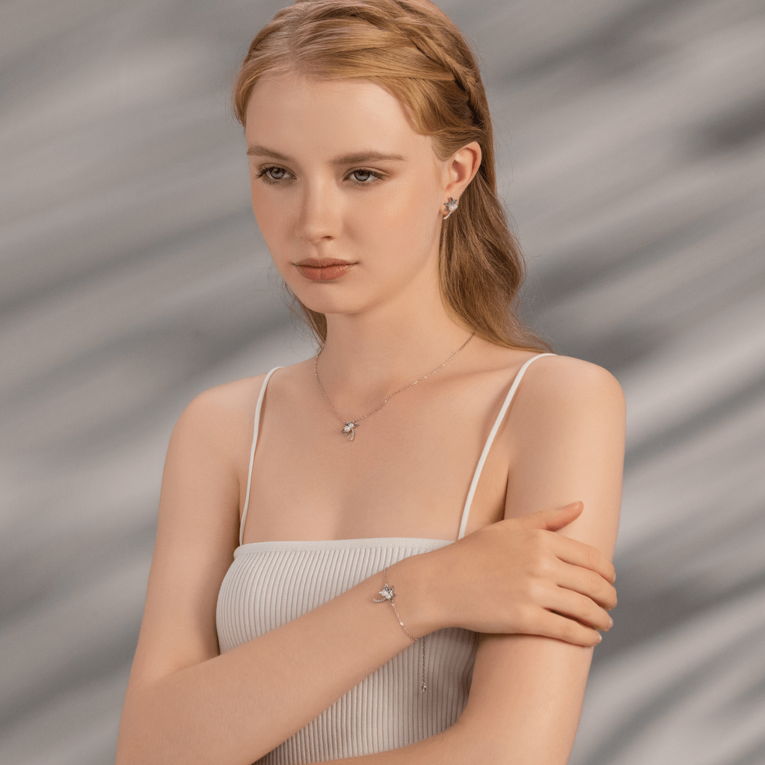 Coconut Tree Pave Bracelet