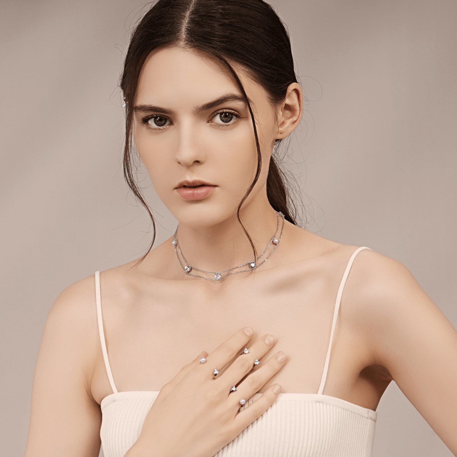 Sweet Heart Choker Necklace