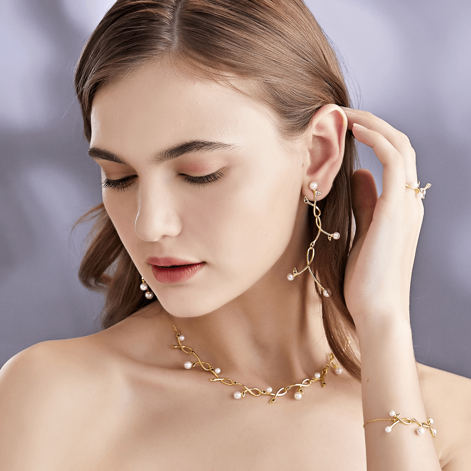 Vine Drop Earrings