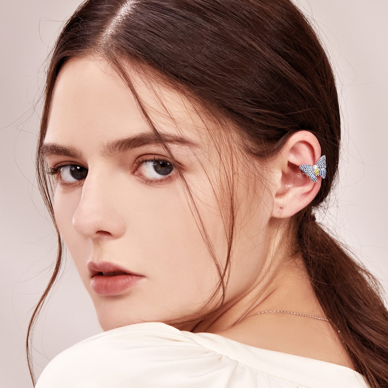 Colorful Butterfly Ear Cuff