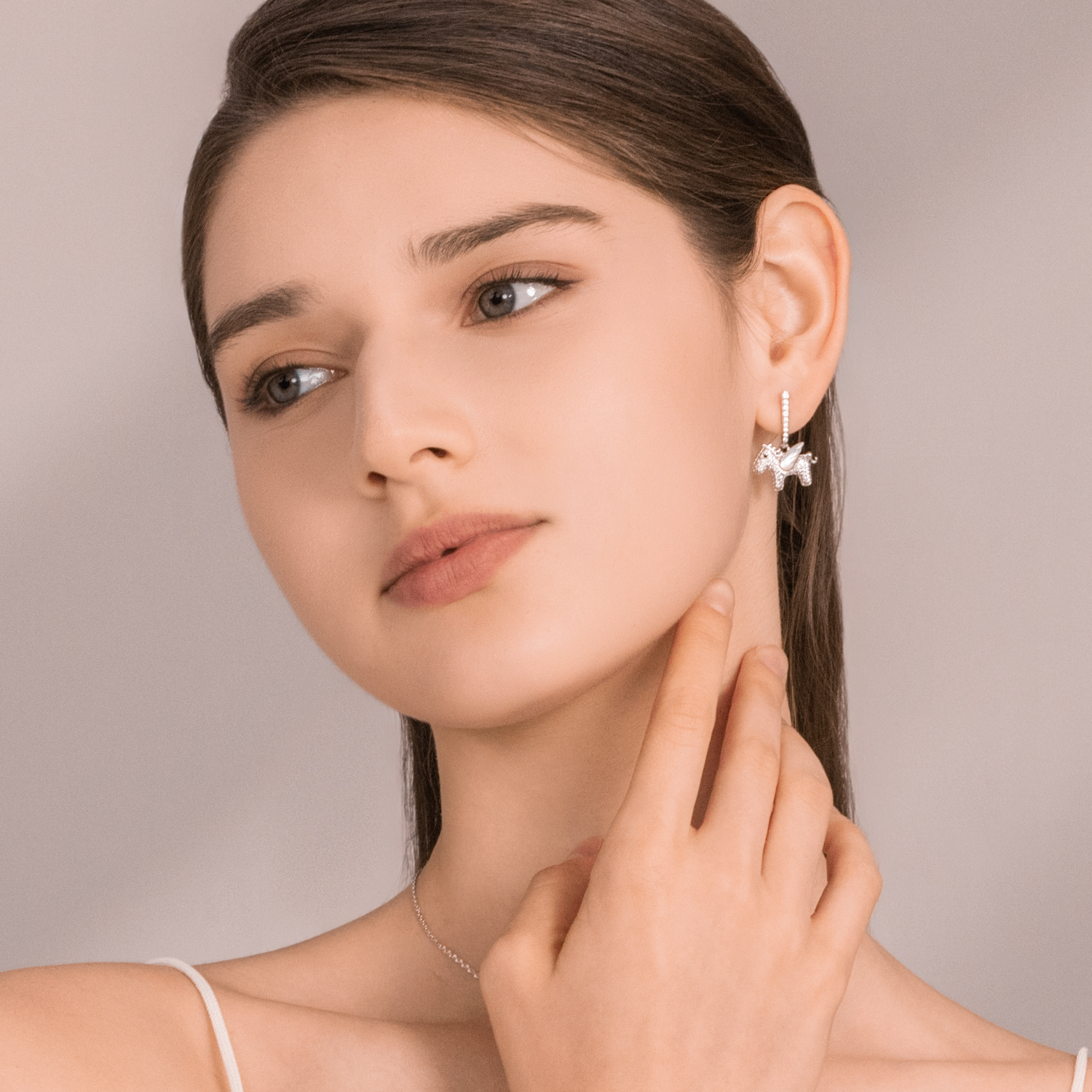 Pony Huggie Earrings