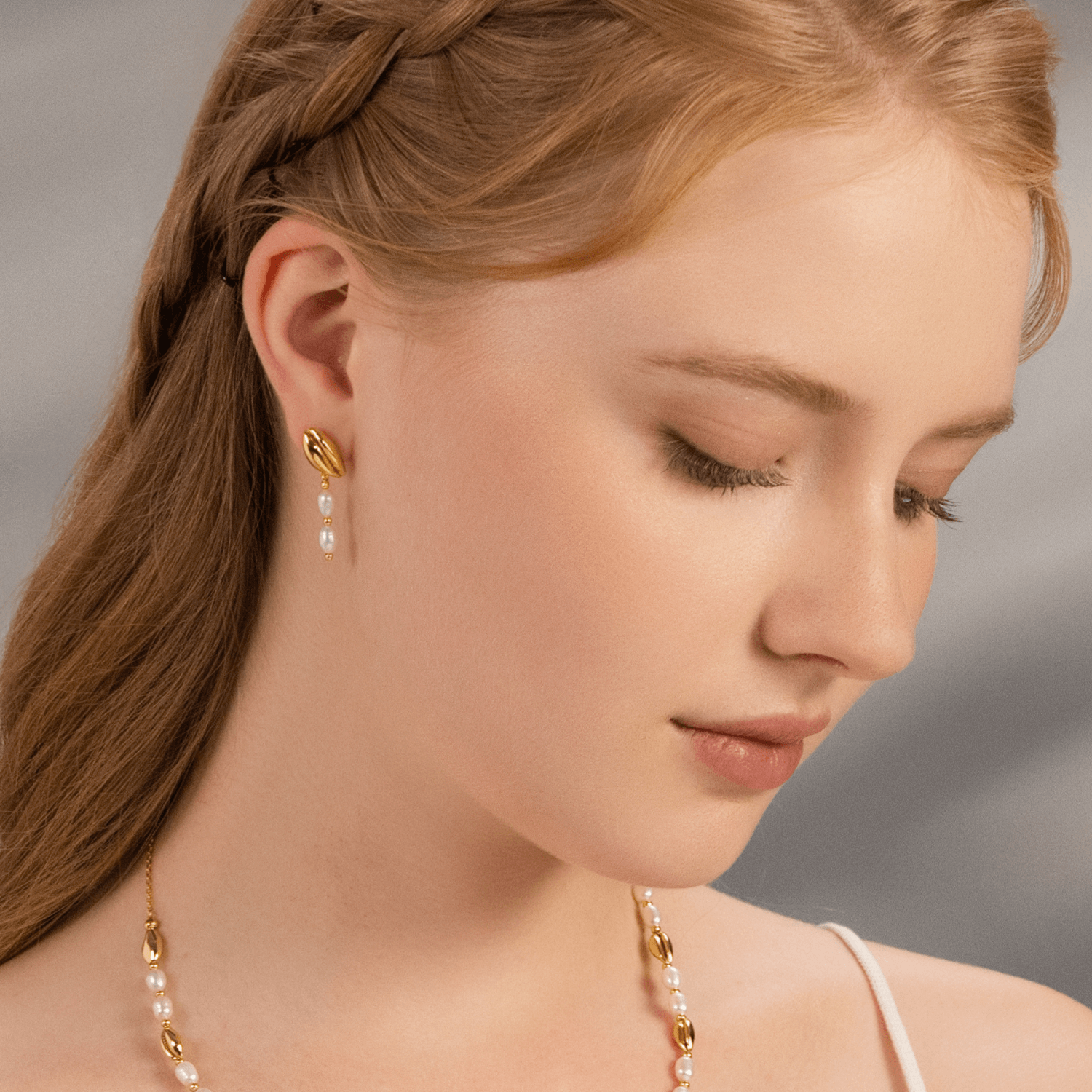 Conch Drop Earrings