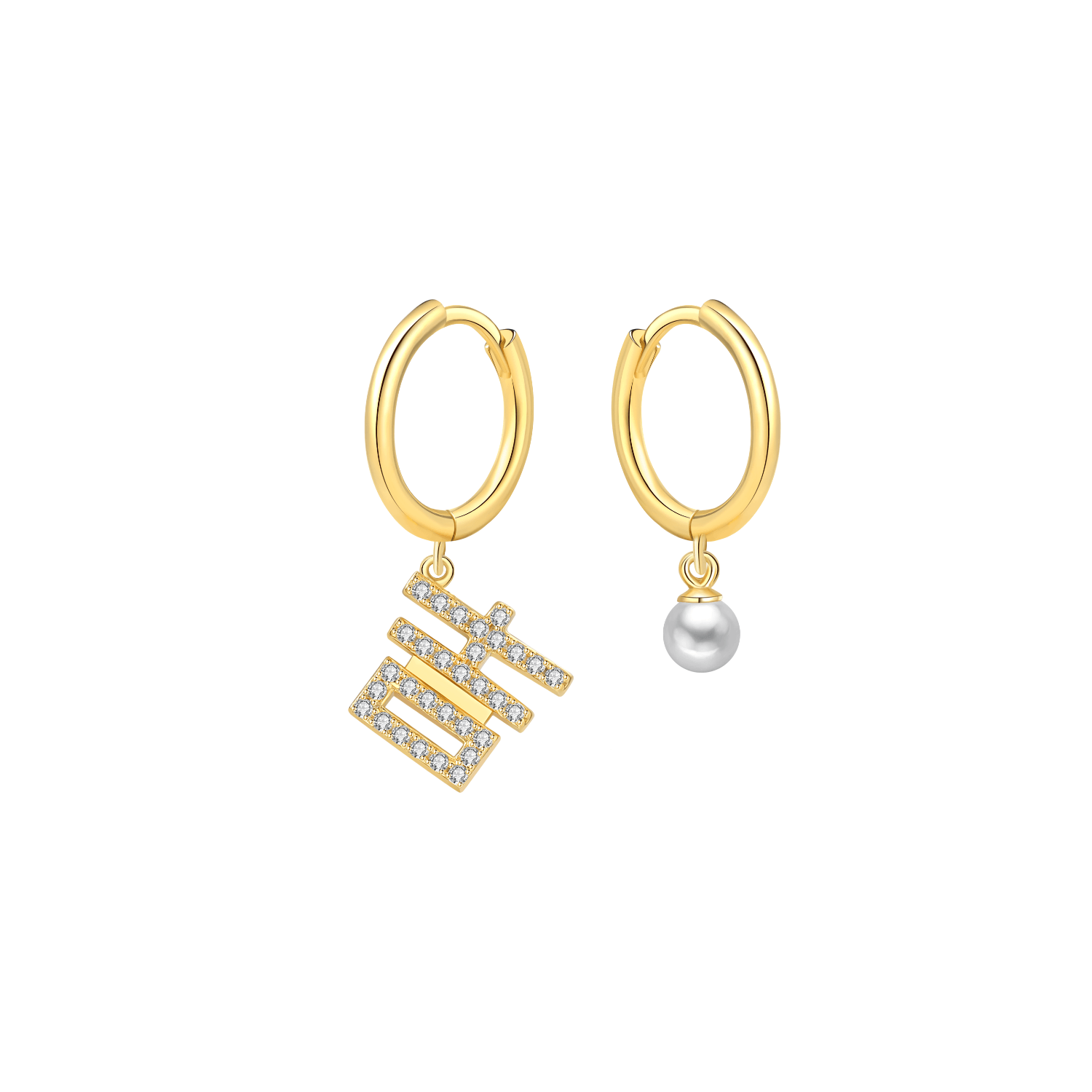 Little Wishes Asymmetric Earrings