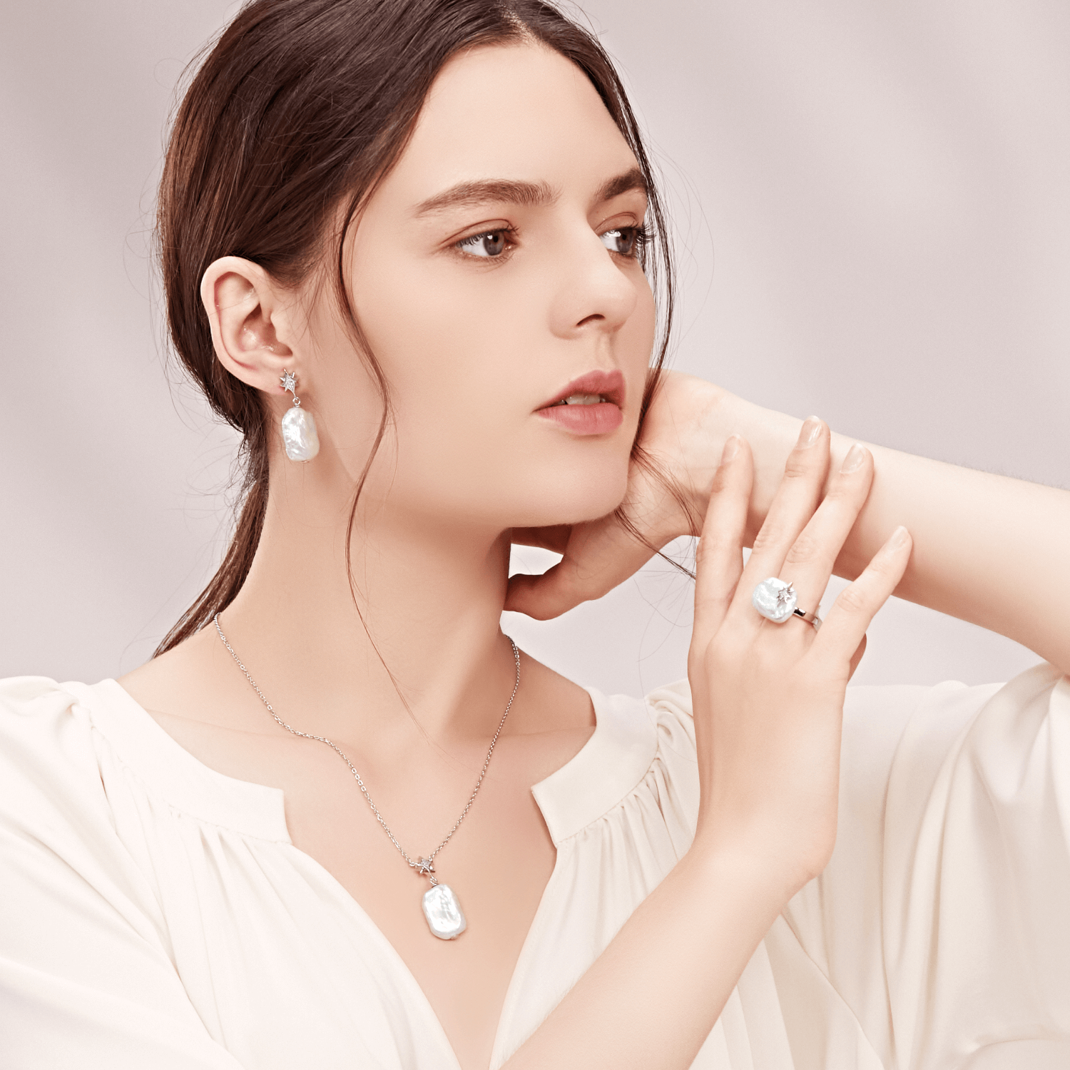 Star Light Drop Earrings