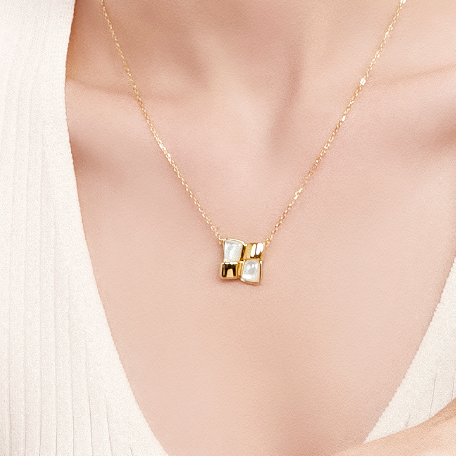 Textile Pendant Necklace