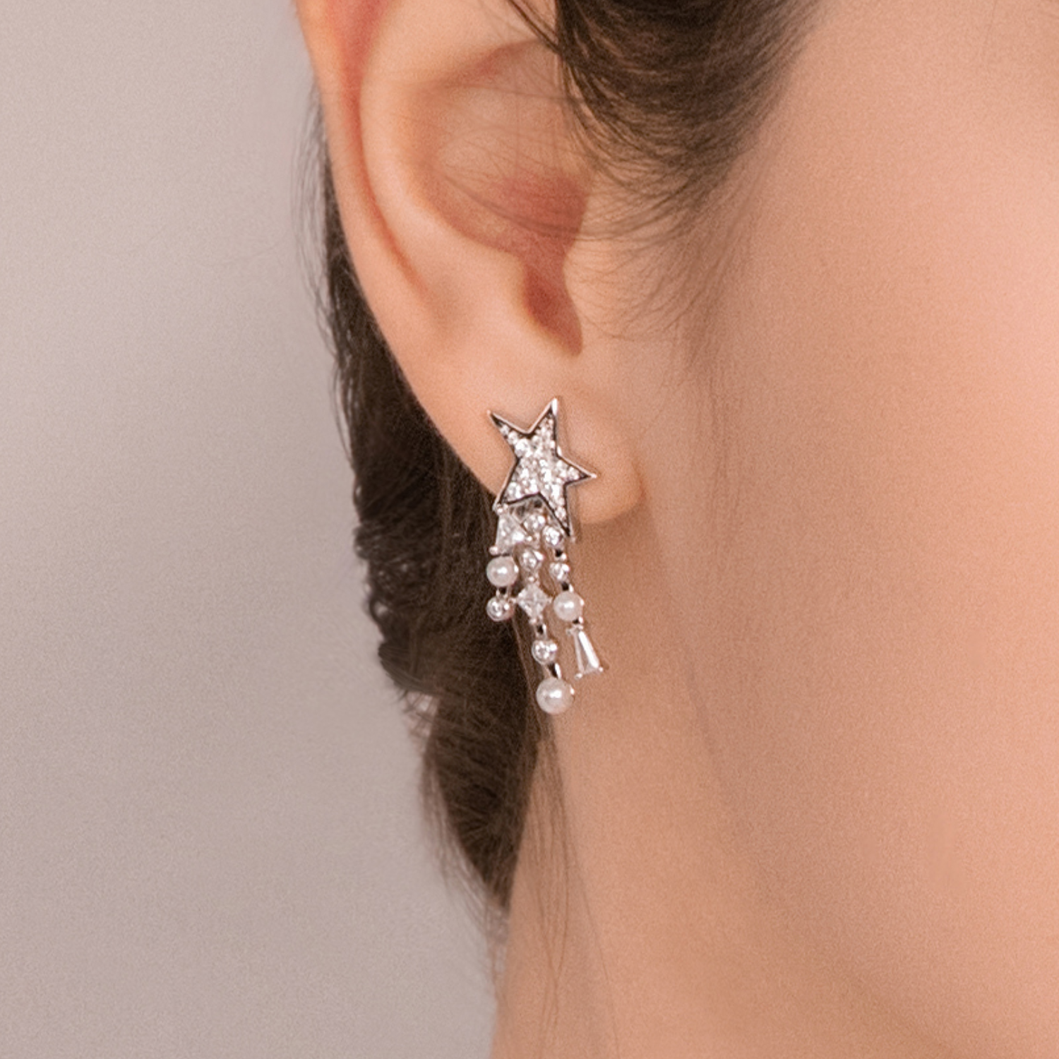 Shooting Star Stud Earrings