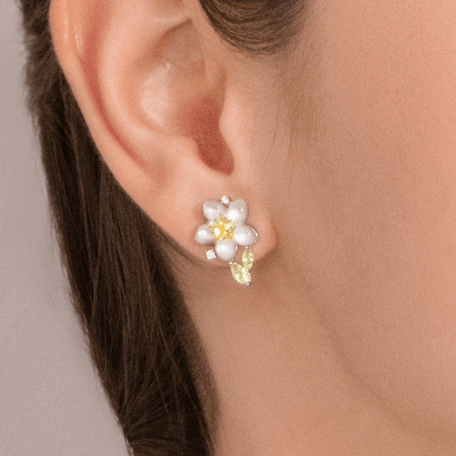 Pear Blossom Stud Earrings