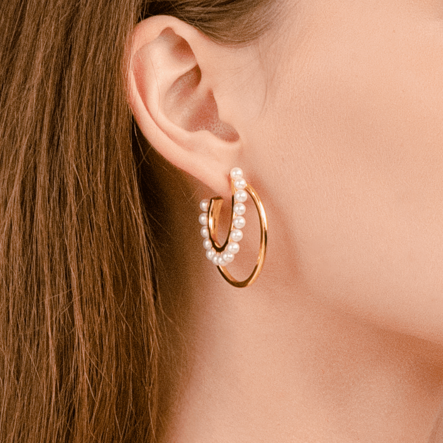 Ripple Hoop Earrings