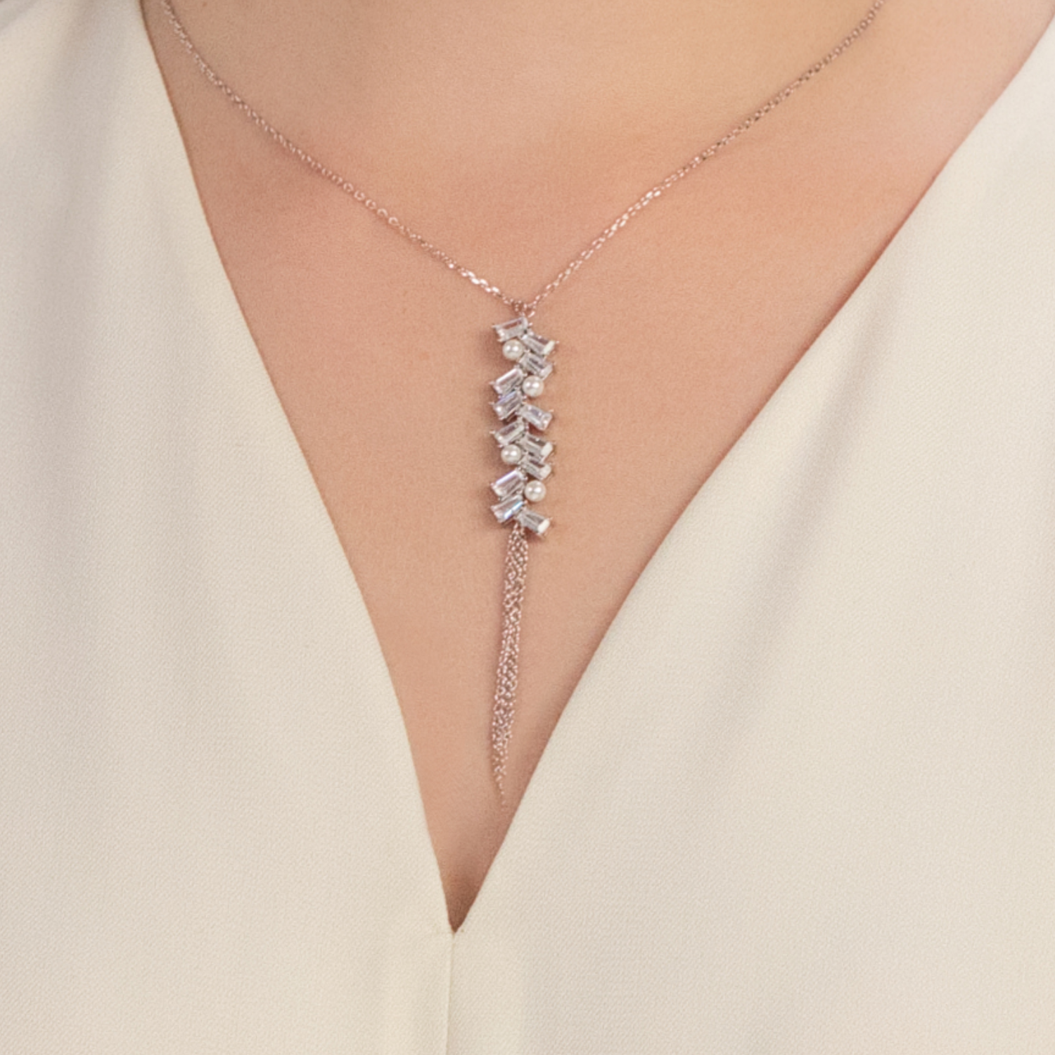 Firecracker Lariat Necklace