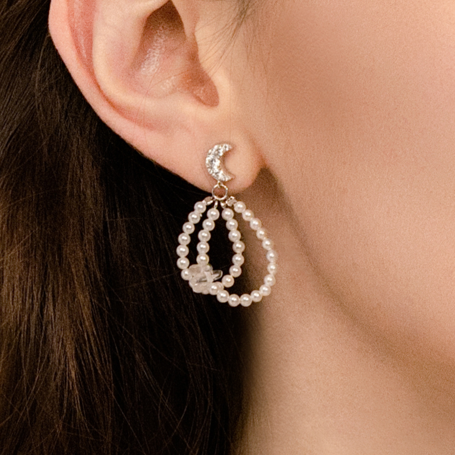 Moon Drop Earrings (Soluna)