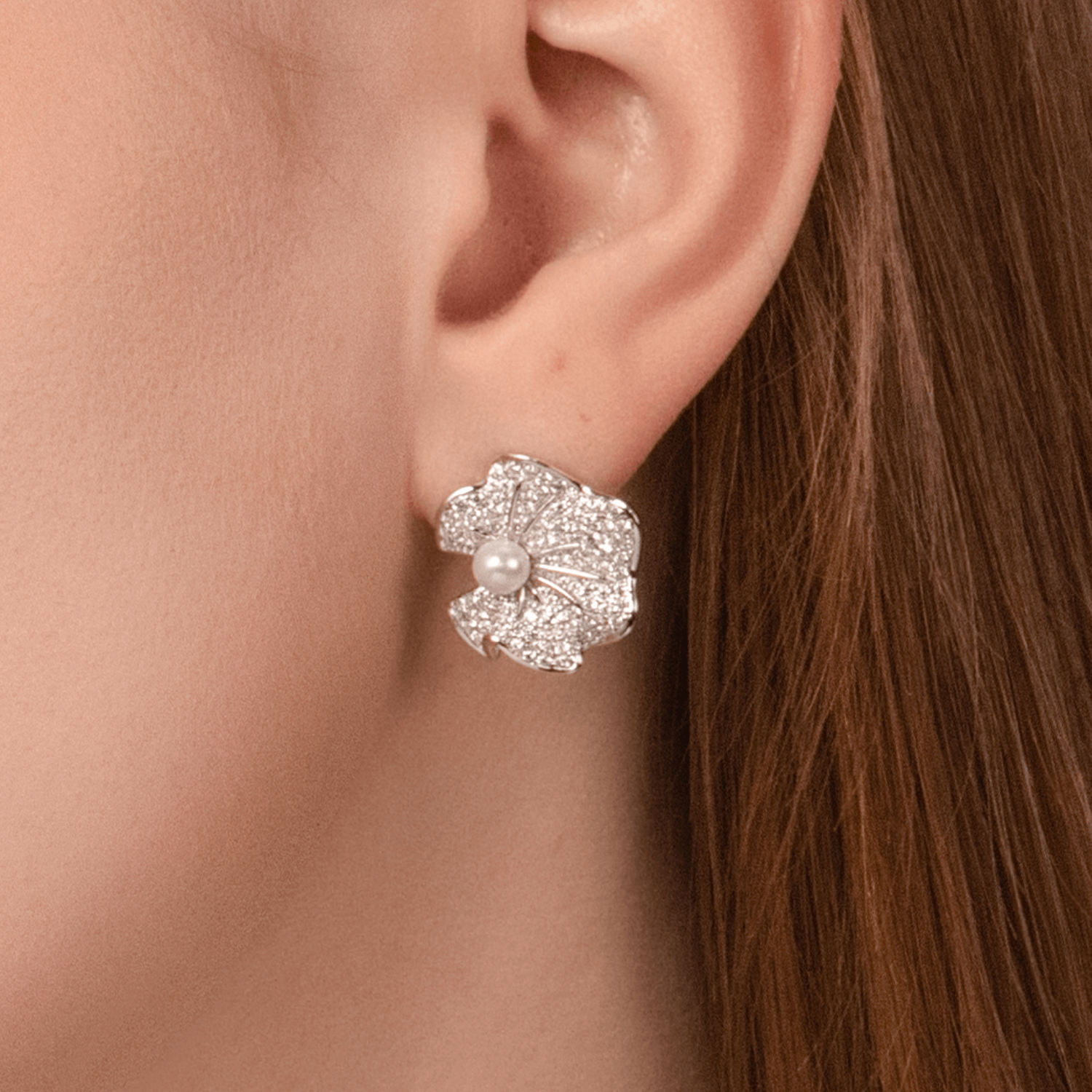 Lotus Leaf Stud Earrings