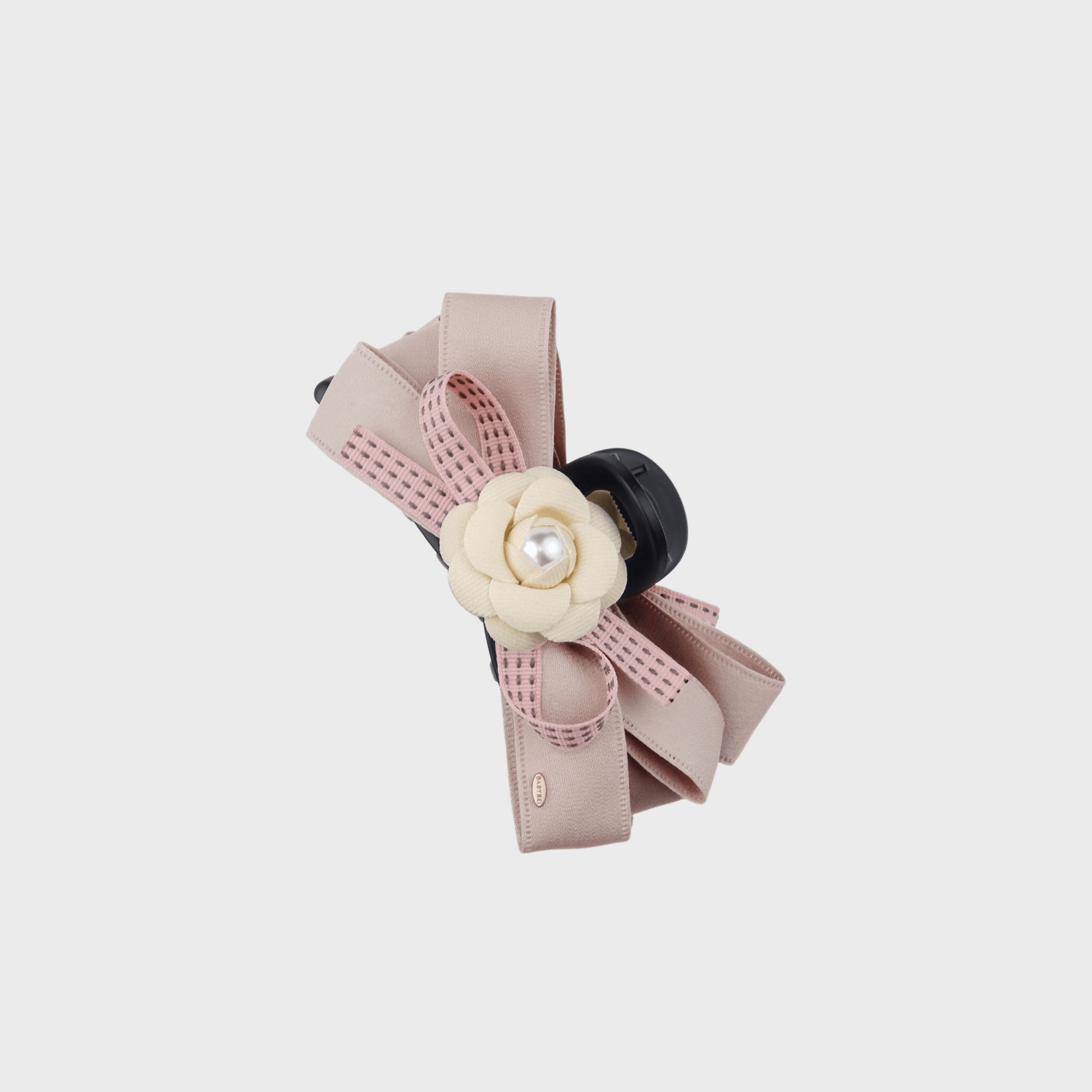 Camellia Pearl Extra Large Hair Claw (4 Layered Bow & Wrapped Bead)