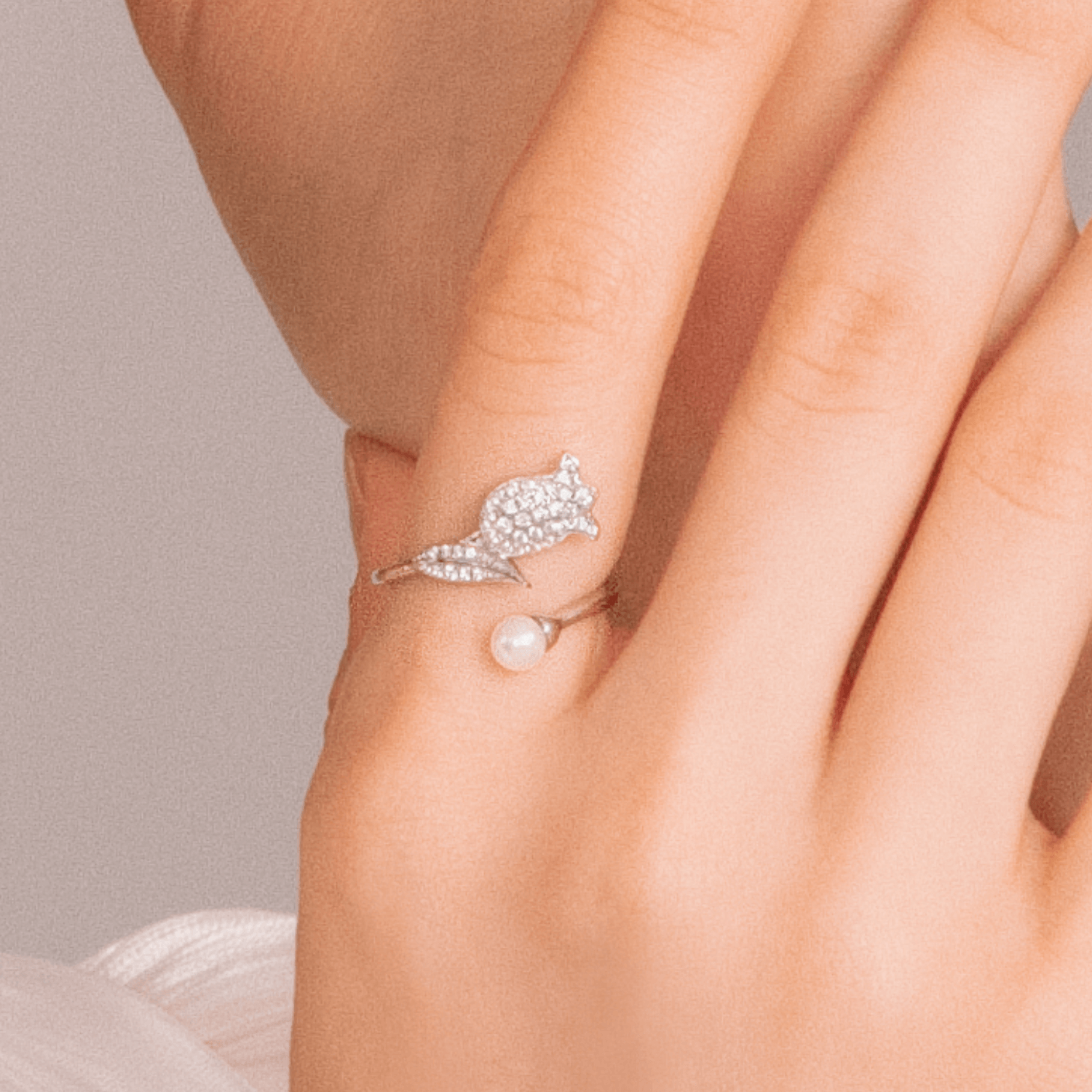 Lily Of The Valley Open Ring