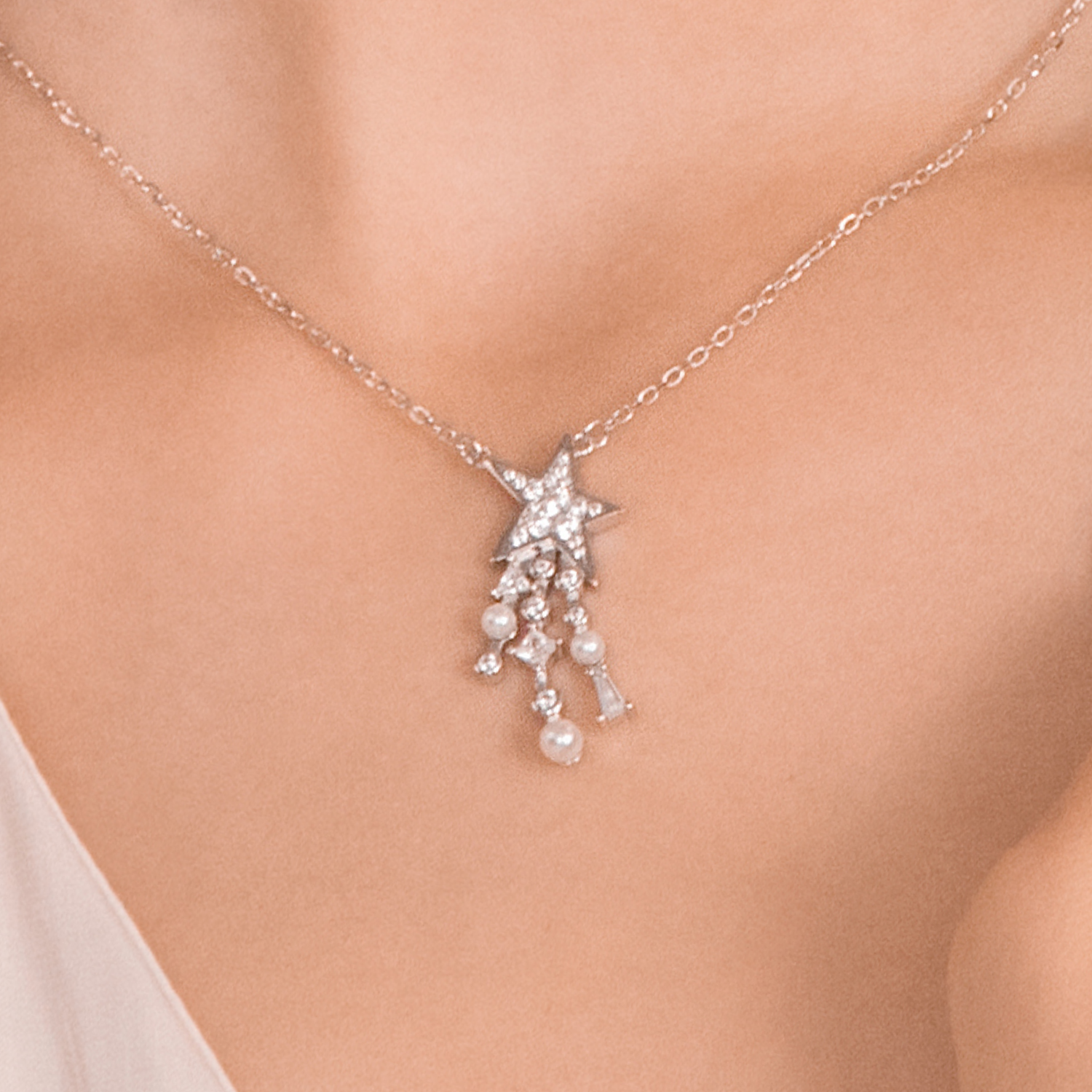 Shooting Star Pendant Necklace