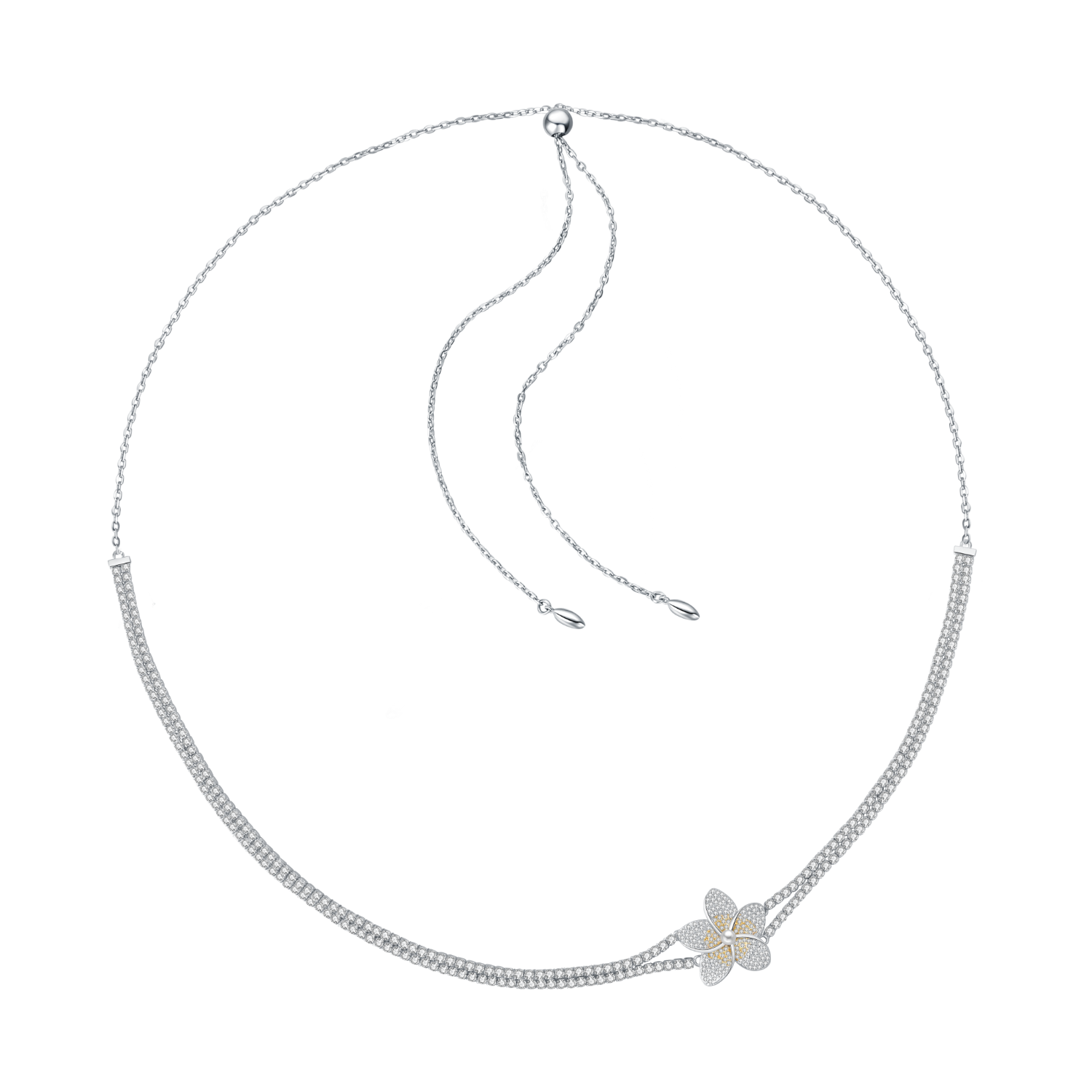Frangipani Choker Necklace
