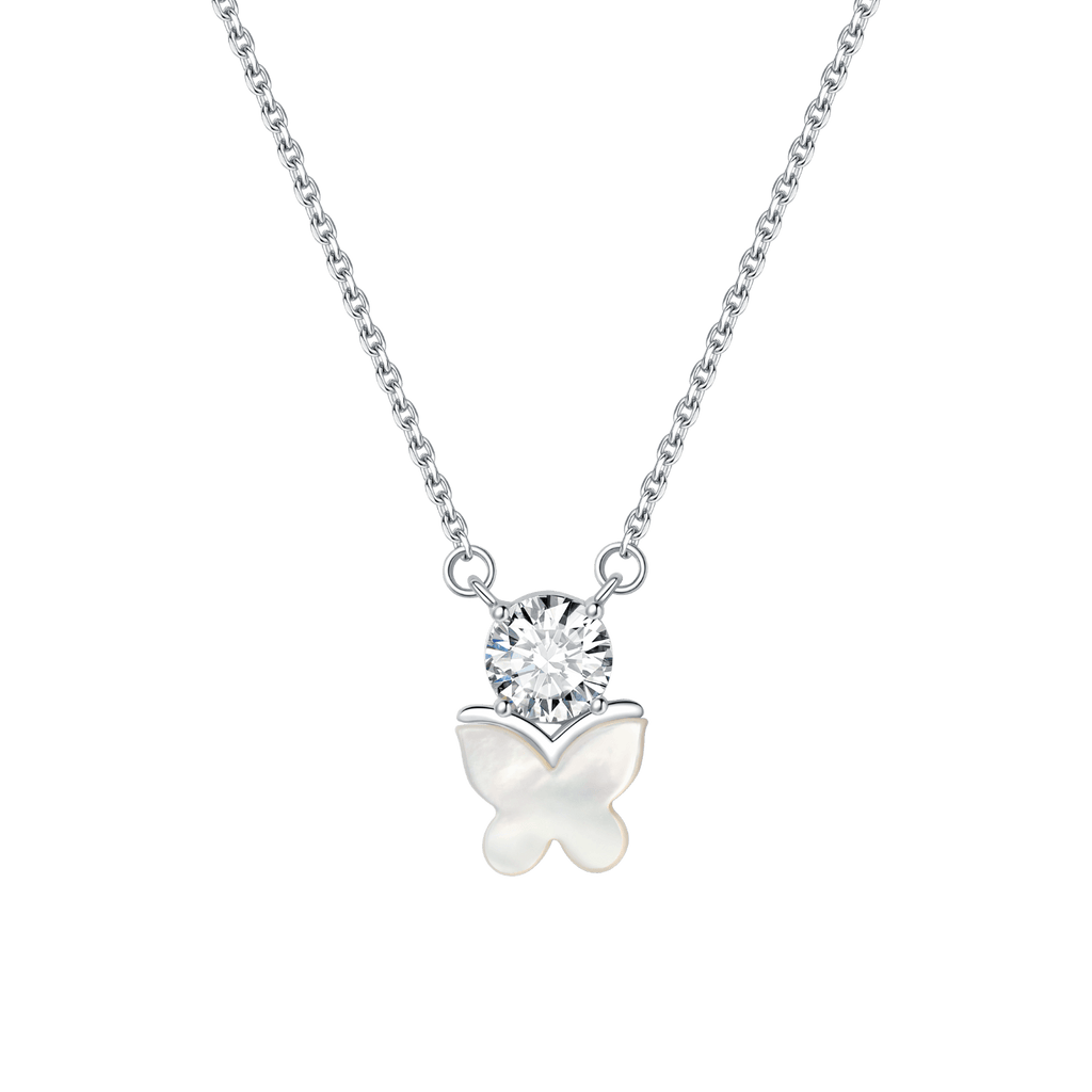 Wishful Butterfly Pendant Necklace