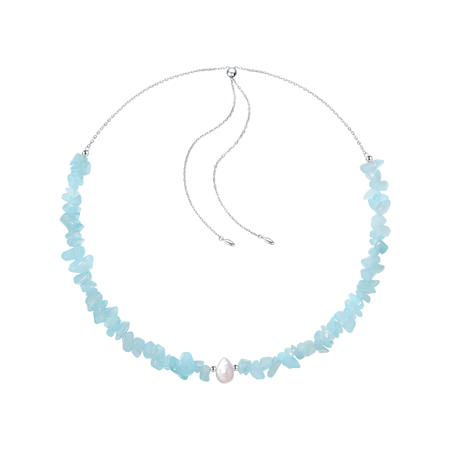 Moon Lake Beaded Necklace