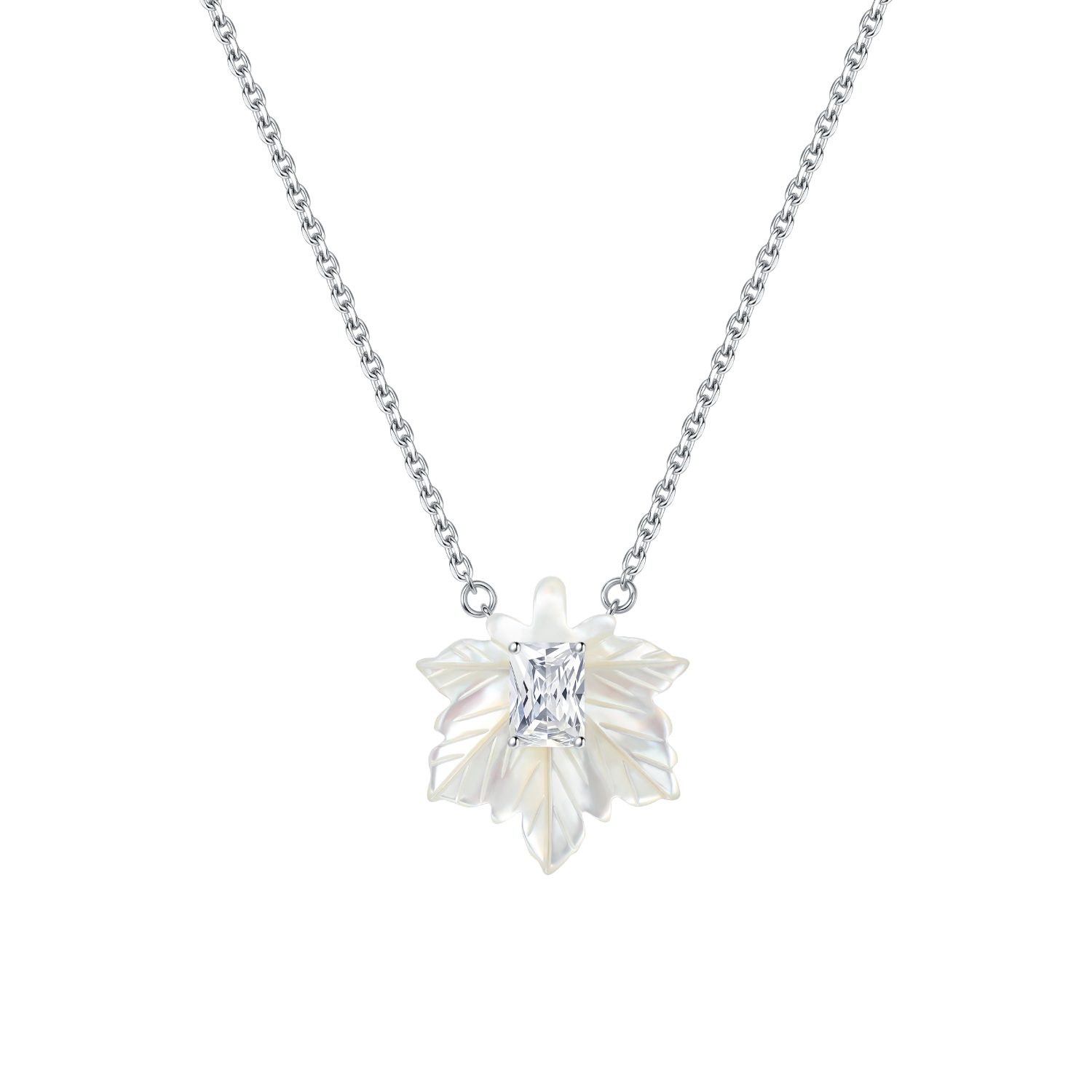 Moonlit Maple Pendant Necklace