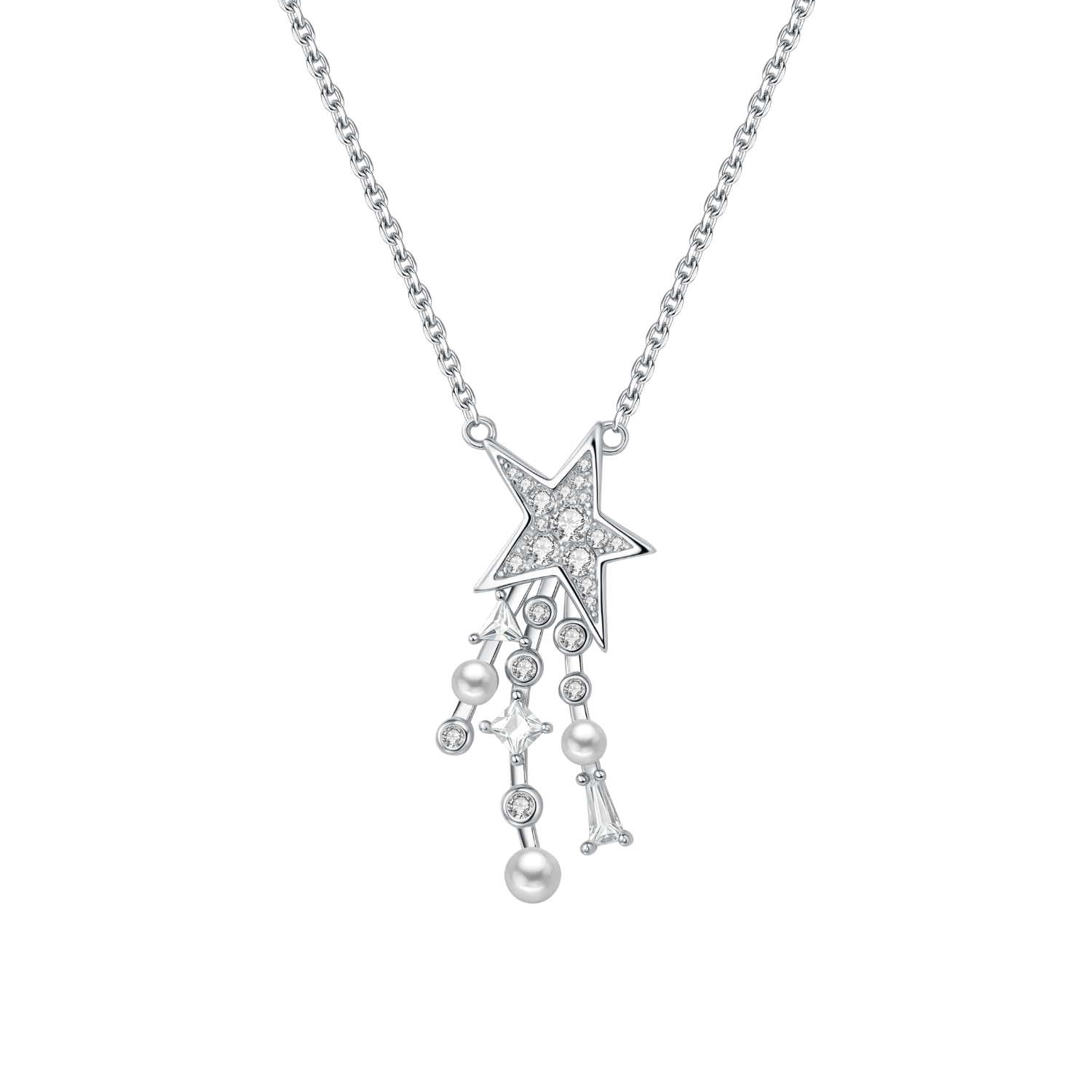 Shooting Star Pendant Necklace