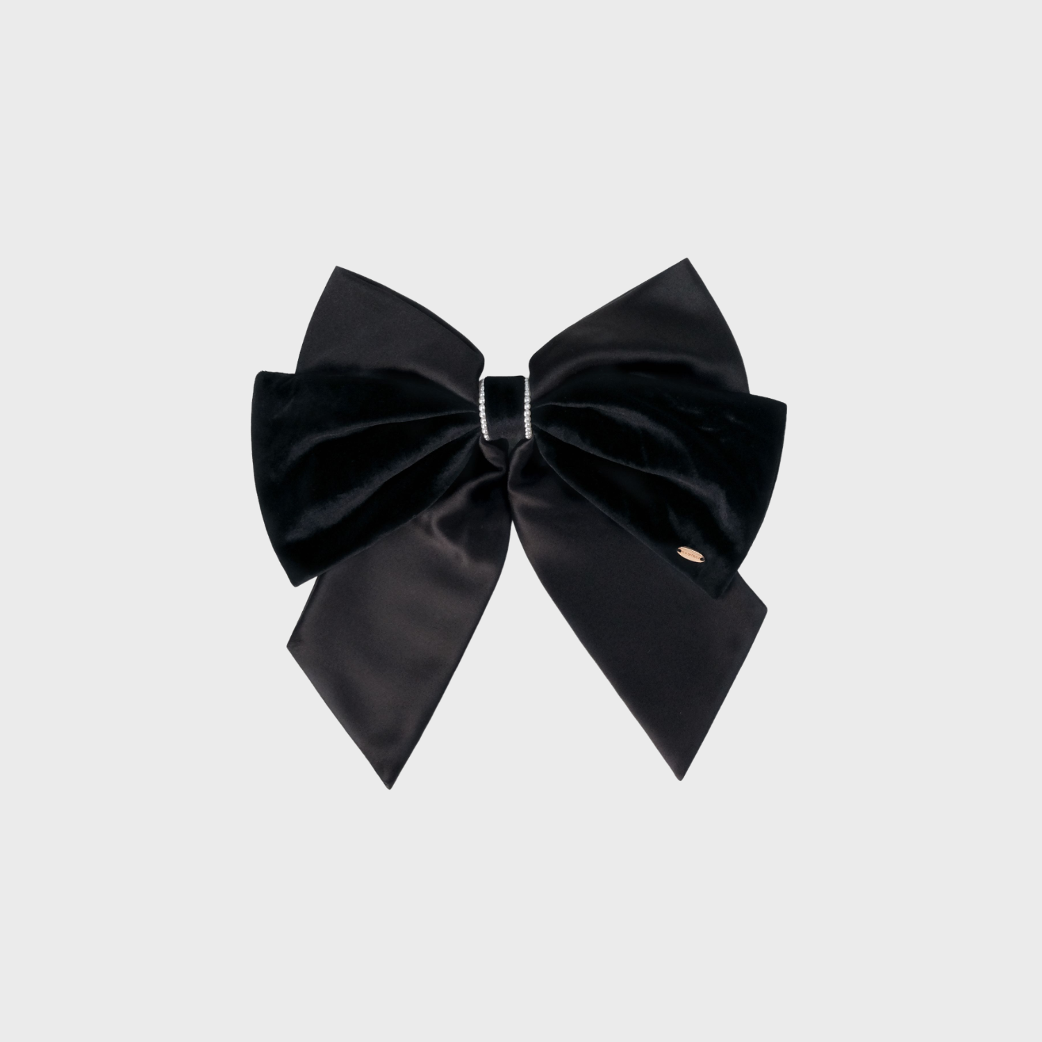 絲絲珍珠大號彈簧夾（拼絨雙串珠）