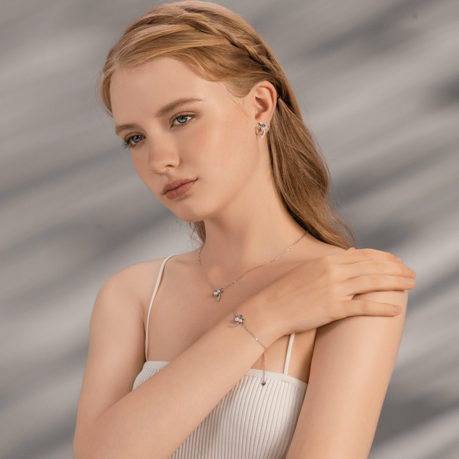 Coconut Tree Pave Bracelet