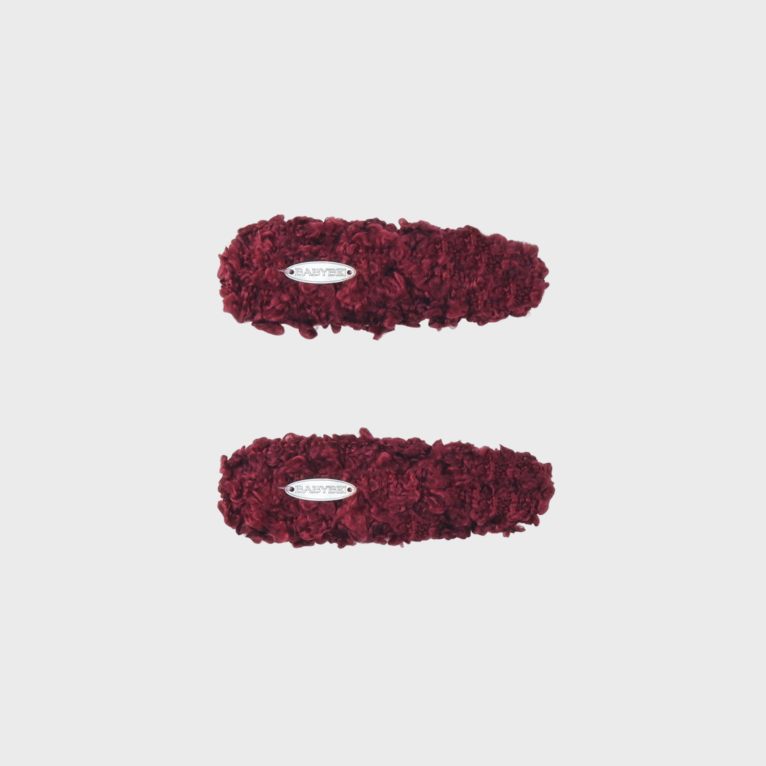 Fuzz Shell Medium Snap Clips (Drop & Oval)