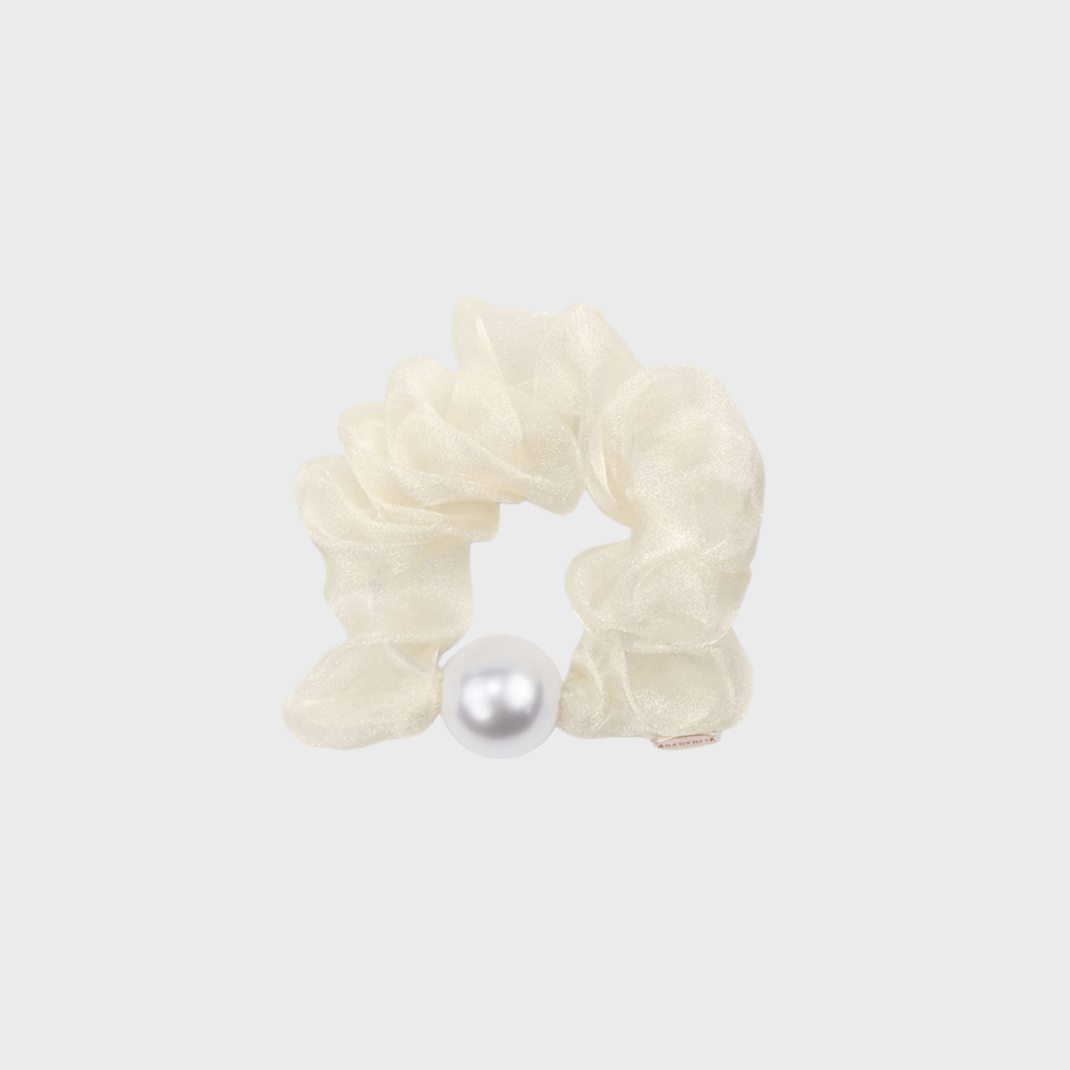 Organza Pearl Small Scrunchies (Simple & 1 Bead)