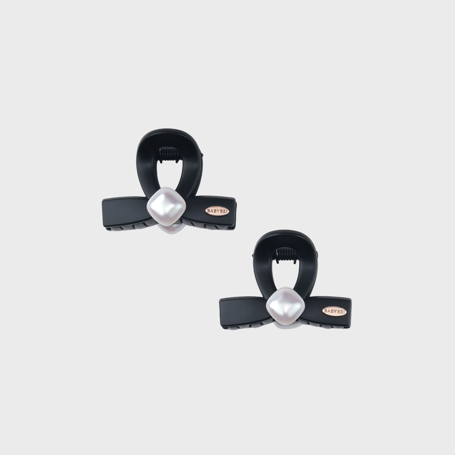 豆豆珍珠小号抓夹（领结方形珠）